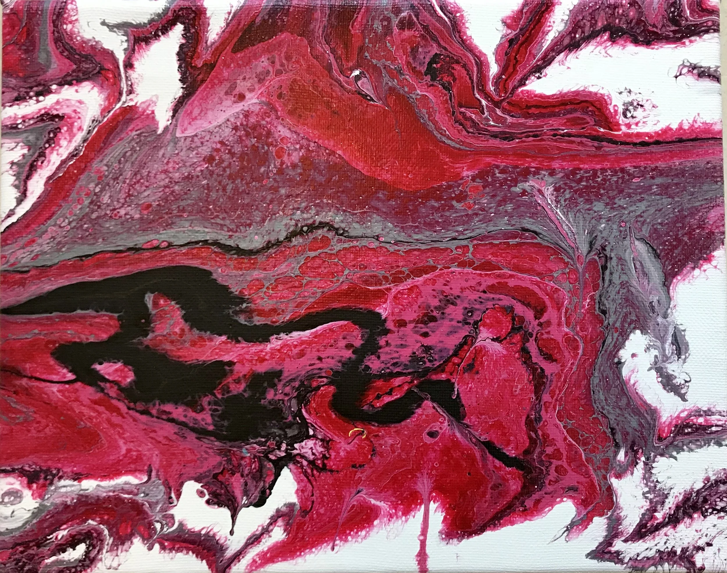 8" X 10" acrylic canvas