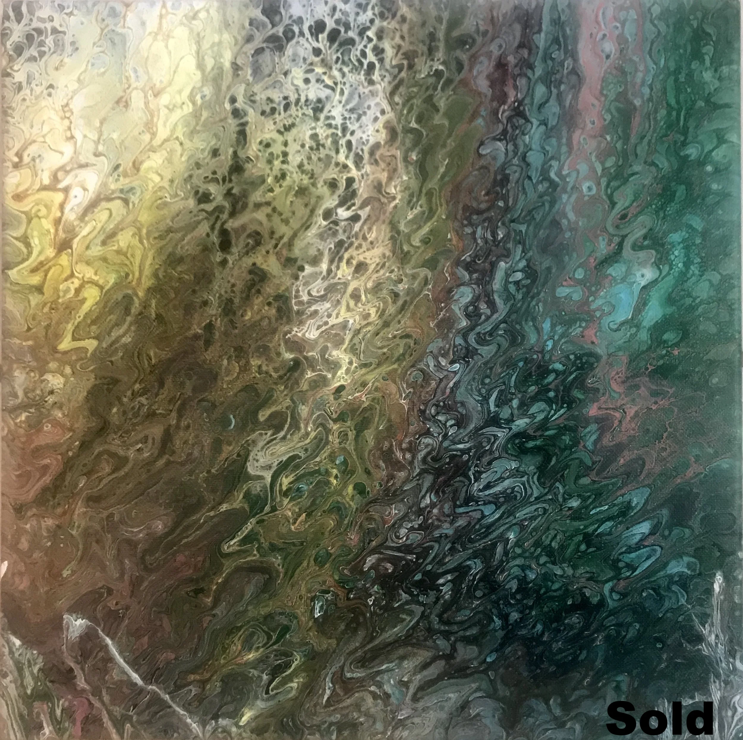 14" X 14" acrylic on Canvas