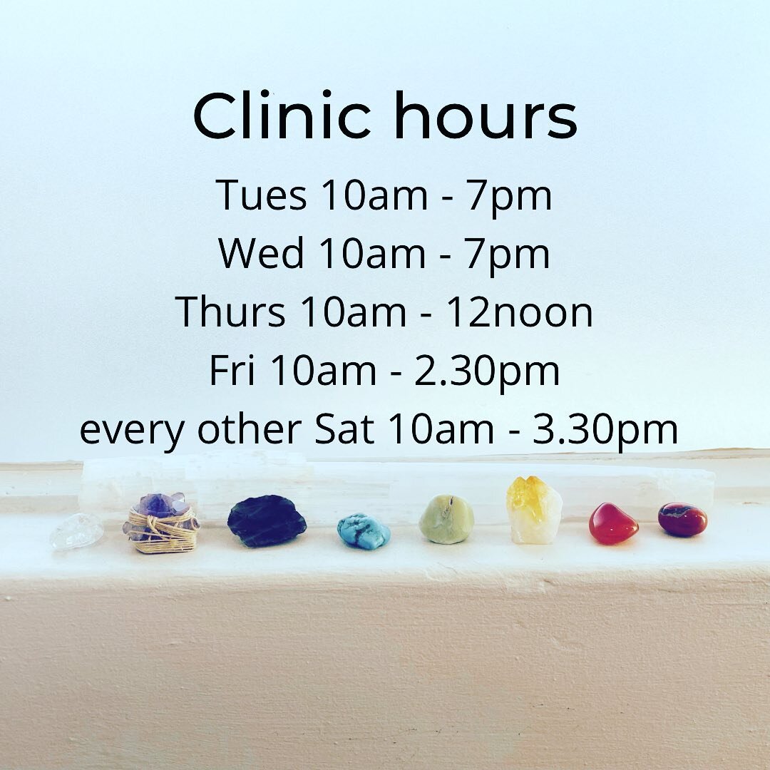 Clinic Open Hours:
See post for regular hours

Online Booking:
www.embodybalance.com.au/booknow 

Wait List:
If you can&rsquo;t see availability it may mean that I&rsquo;m fully booked. Email, text or send me a DM to get on the wait list. 

IVF avail