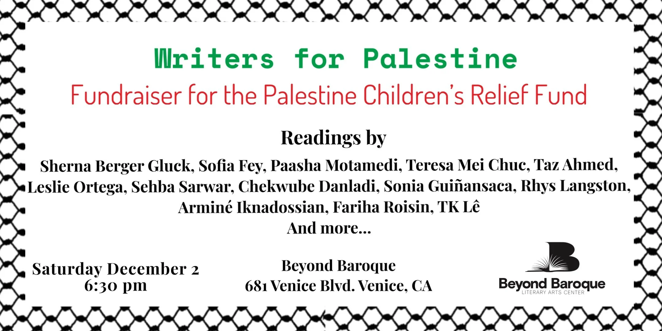 Writers for Palestine
