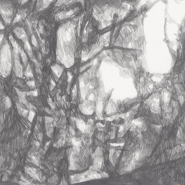 Passing 7 graphite, 2018