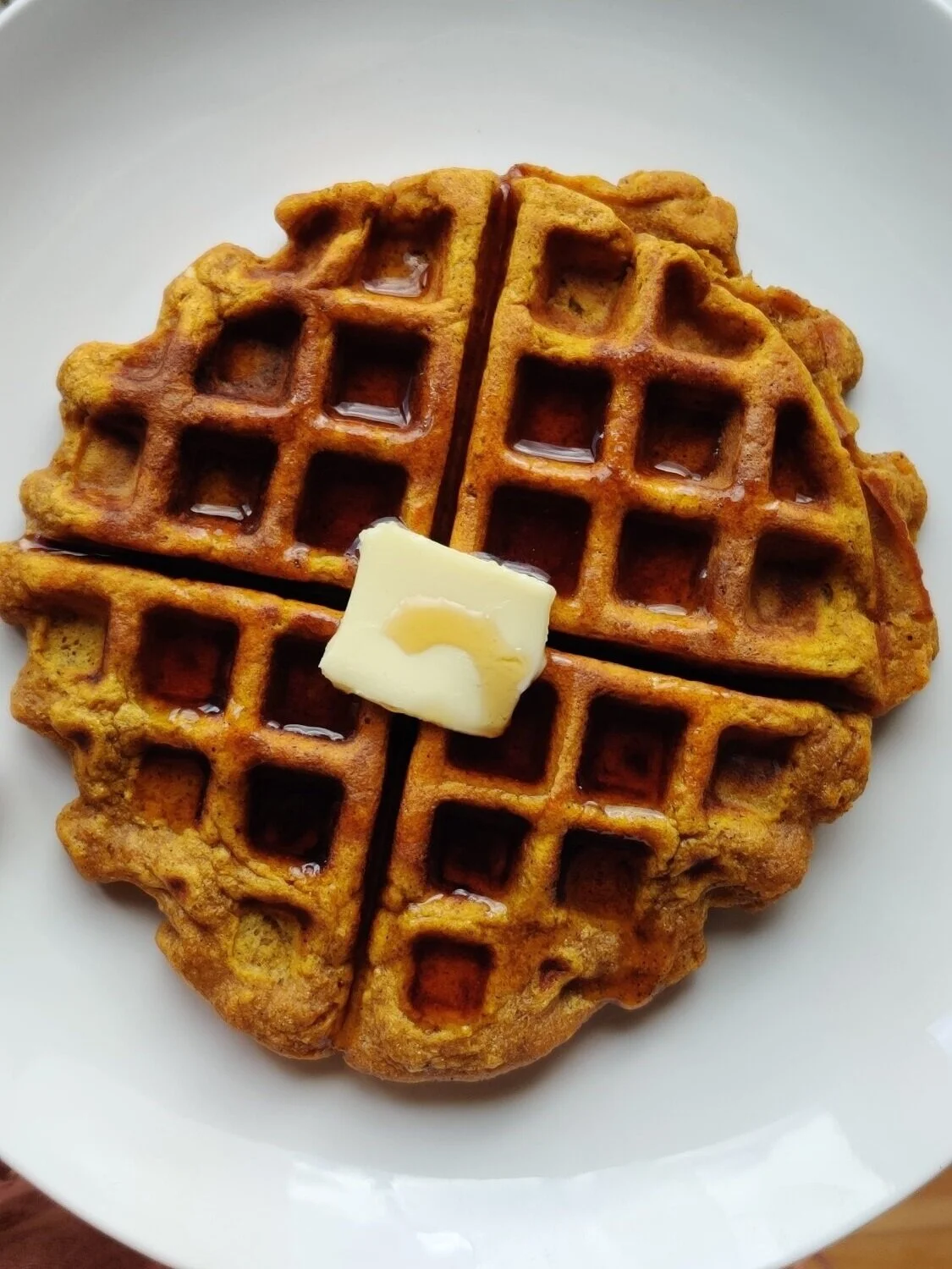Pumpkin Waffles