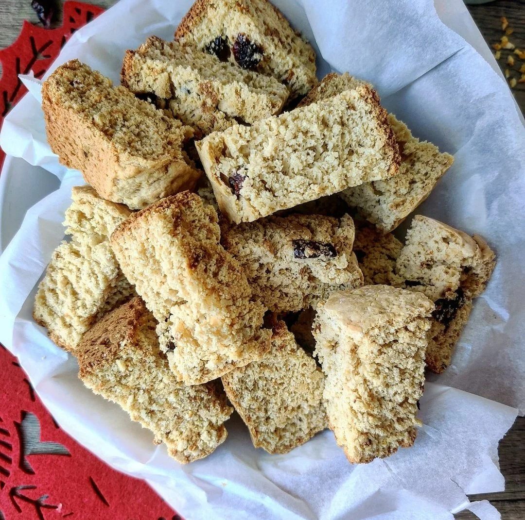 Cranberry Orange Rusks