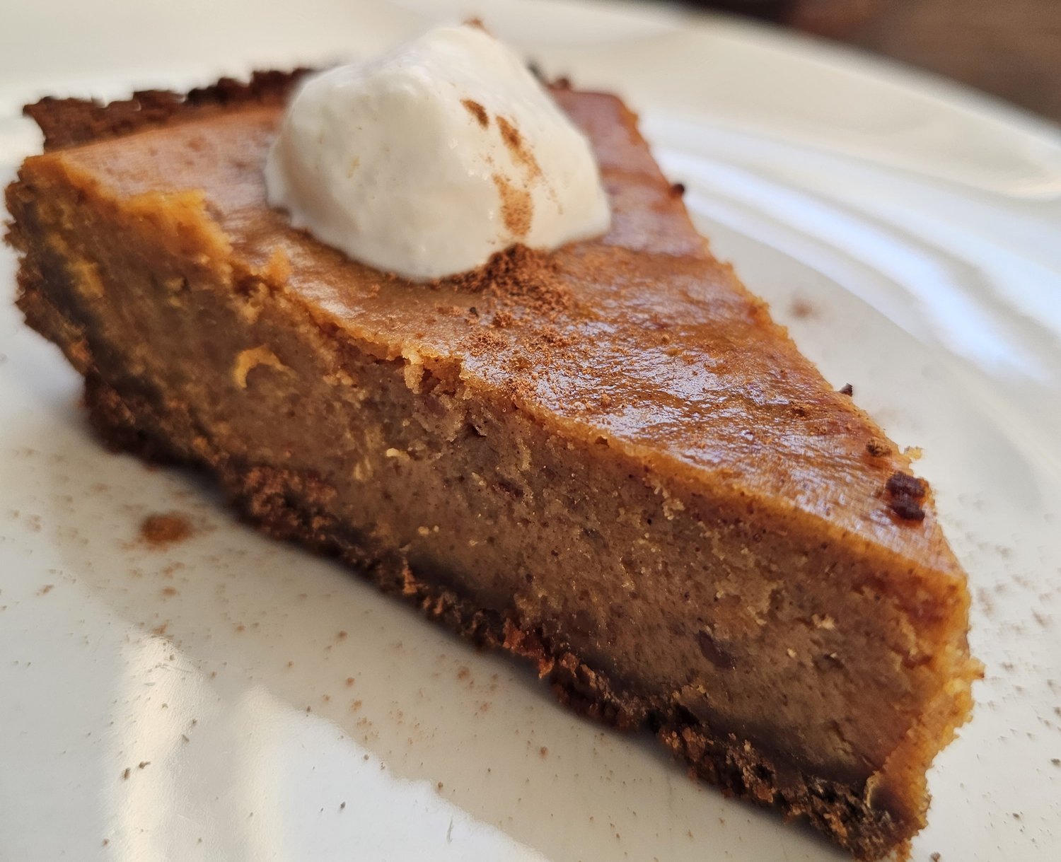 Roasted Sweet Potato and Almond Butter Pie