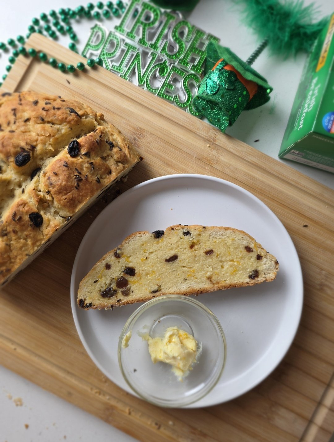 Irish Soda Bread with Raisins and Caraway Seeds