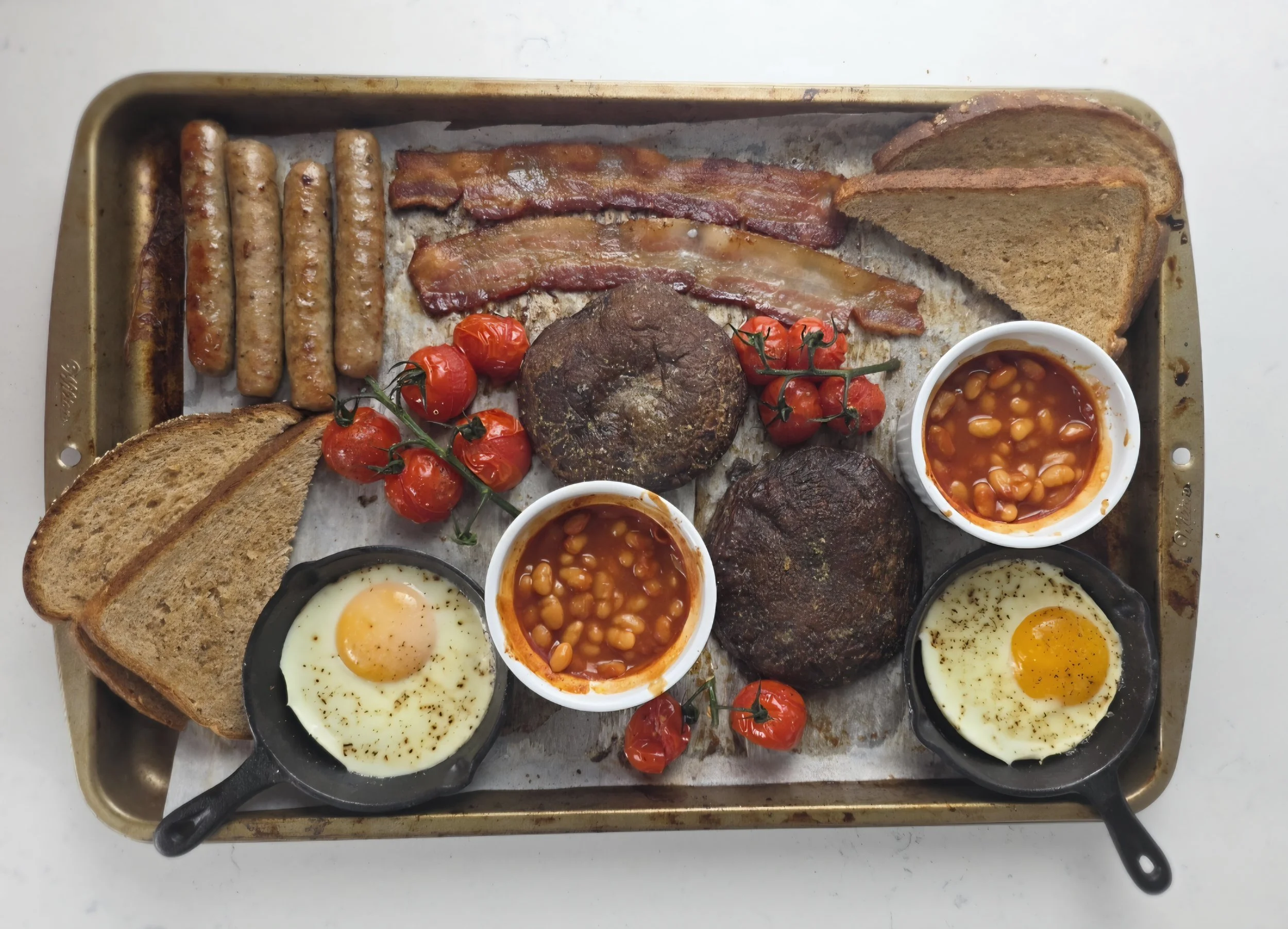 
Easy Sheet-Pan English Breakfast