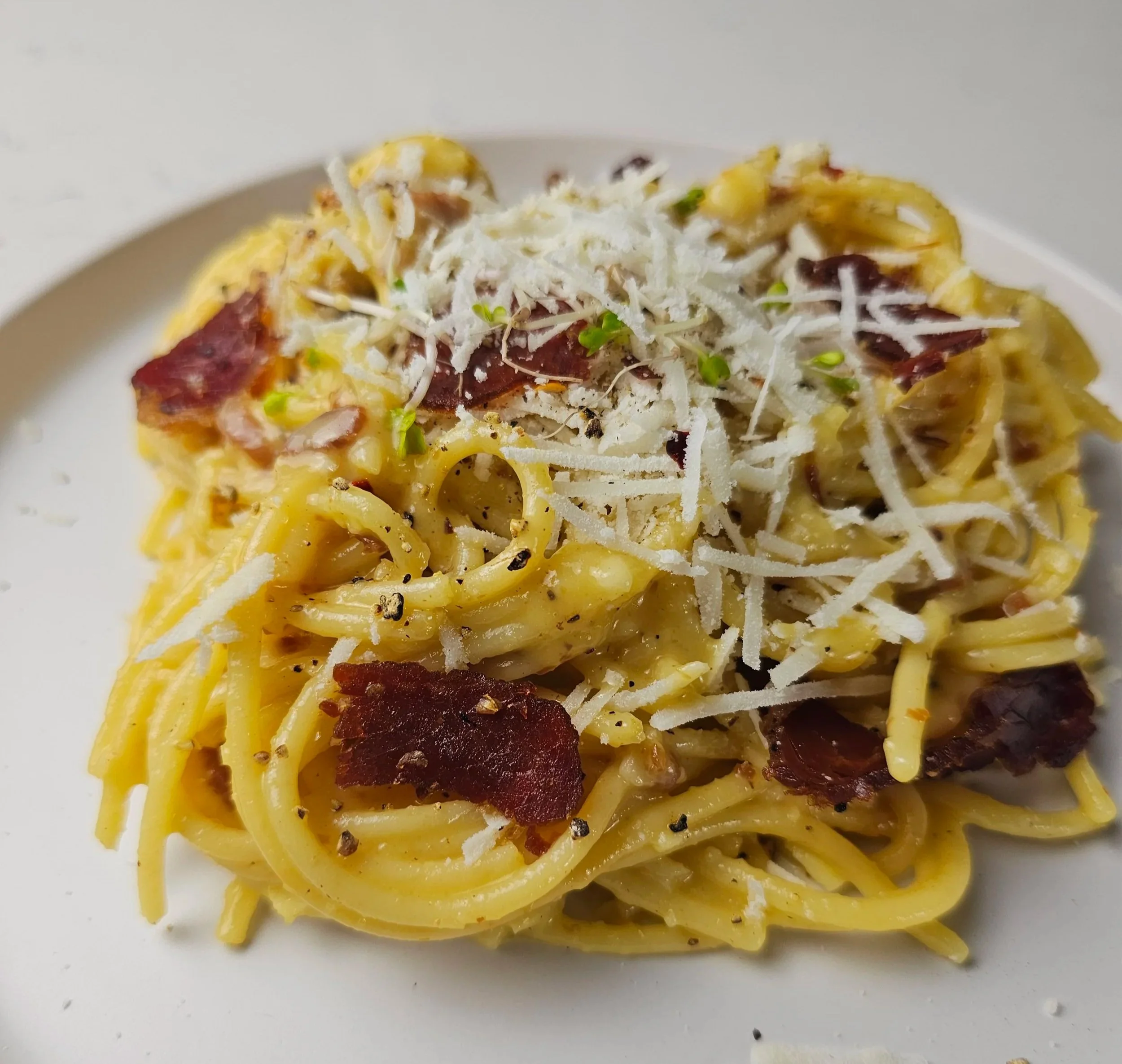 Biltong Carbonara
