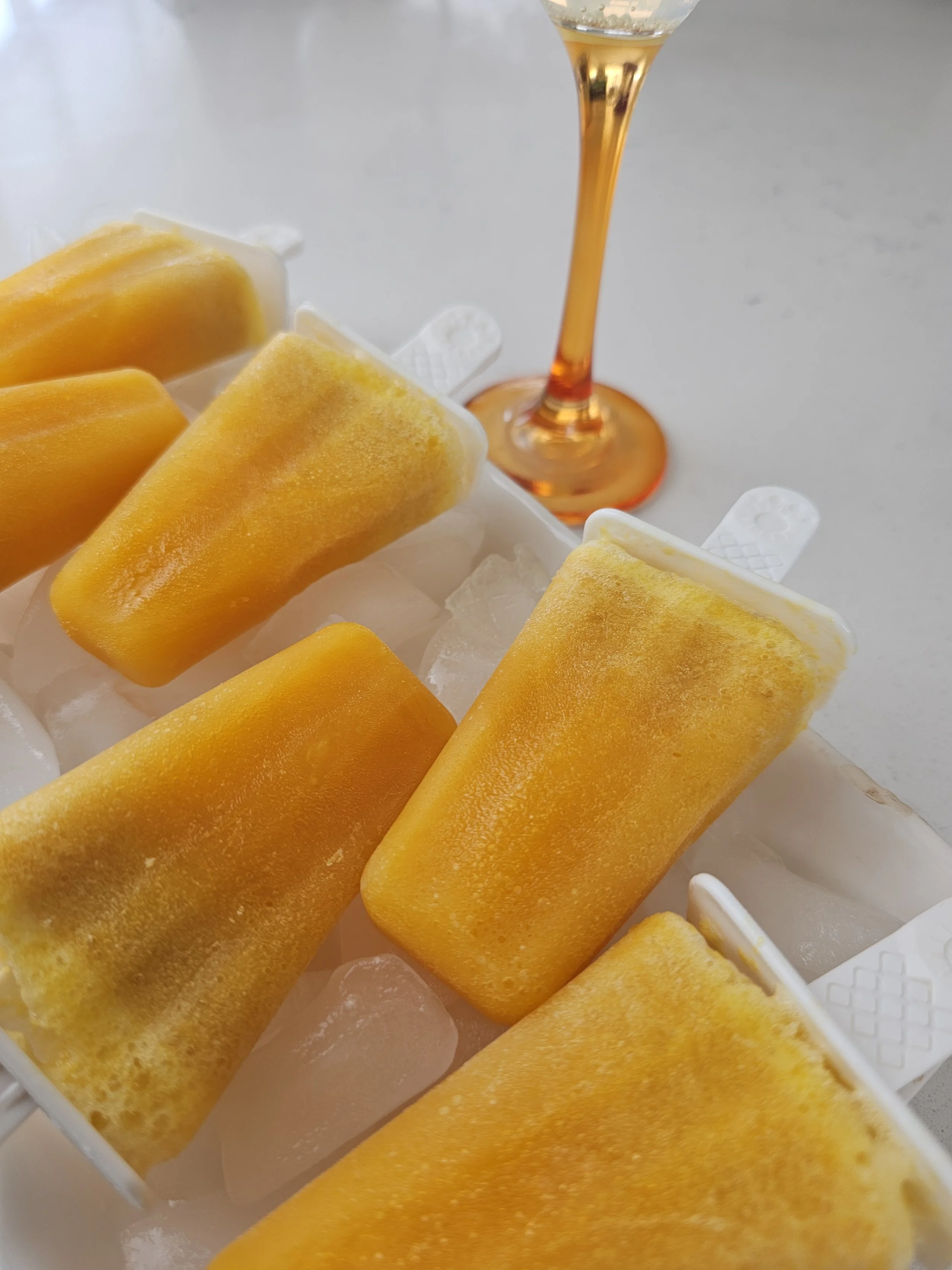 Pornstar Martini Ice Lollies (Mocktail Popsicles)