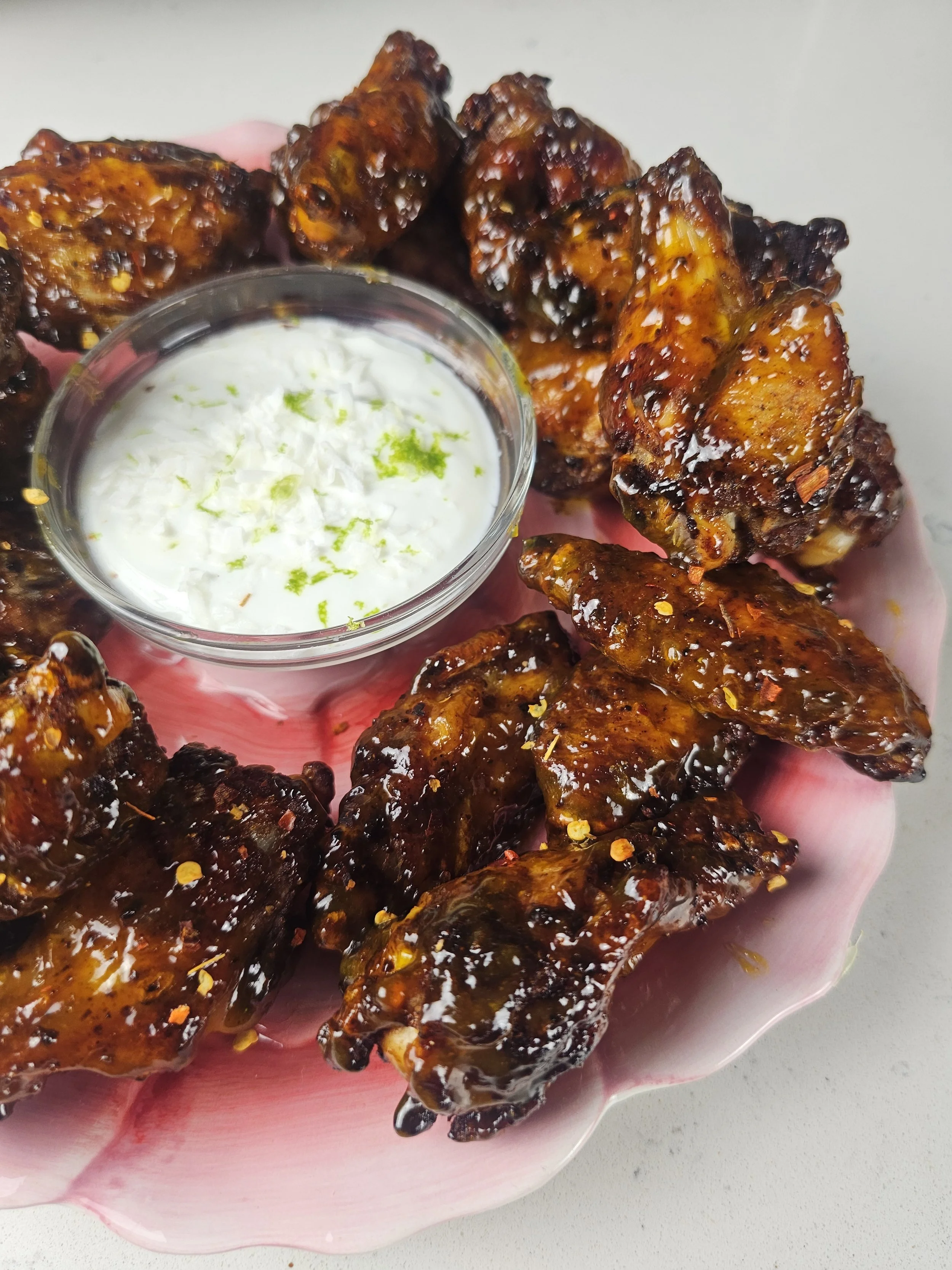 Passion Fruit-Glazed Chicken Wings