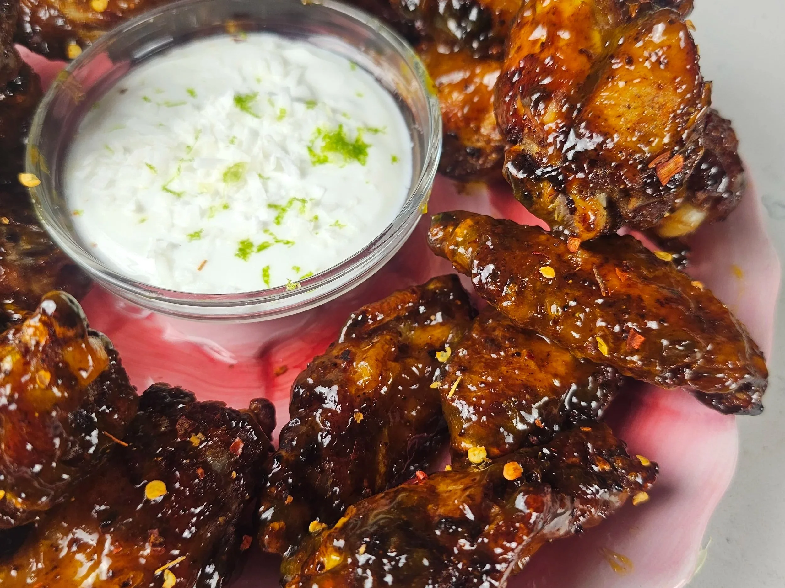 Passion Fruit-Glazed Chicken Wings