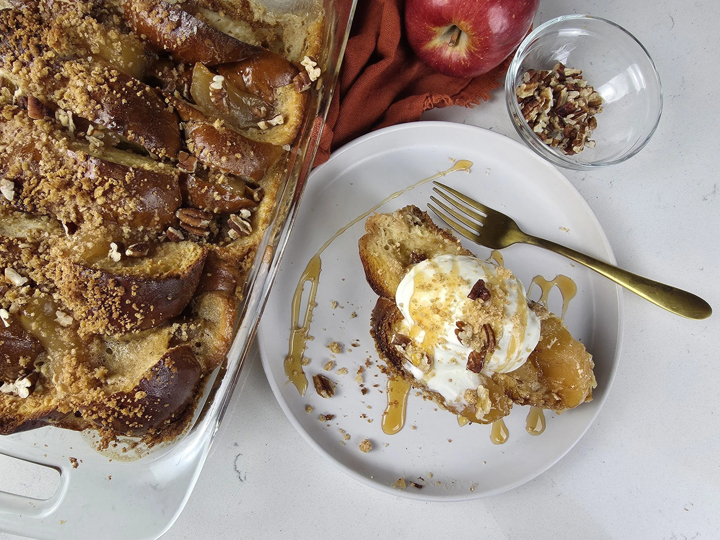 Apple Pie French Toast Bake