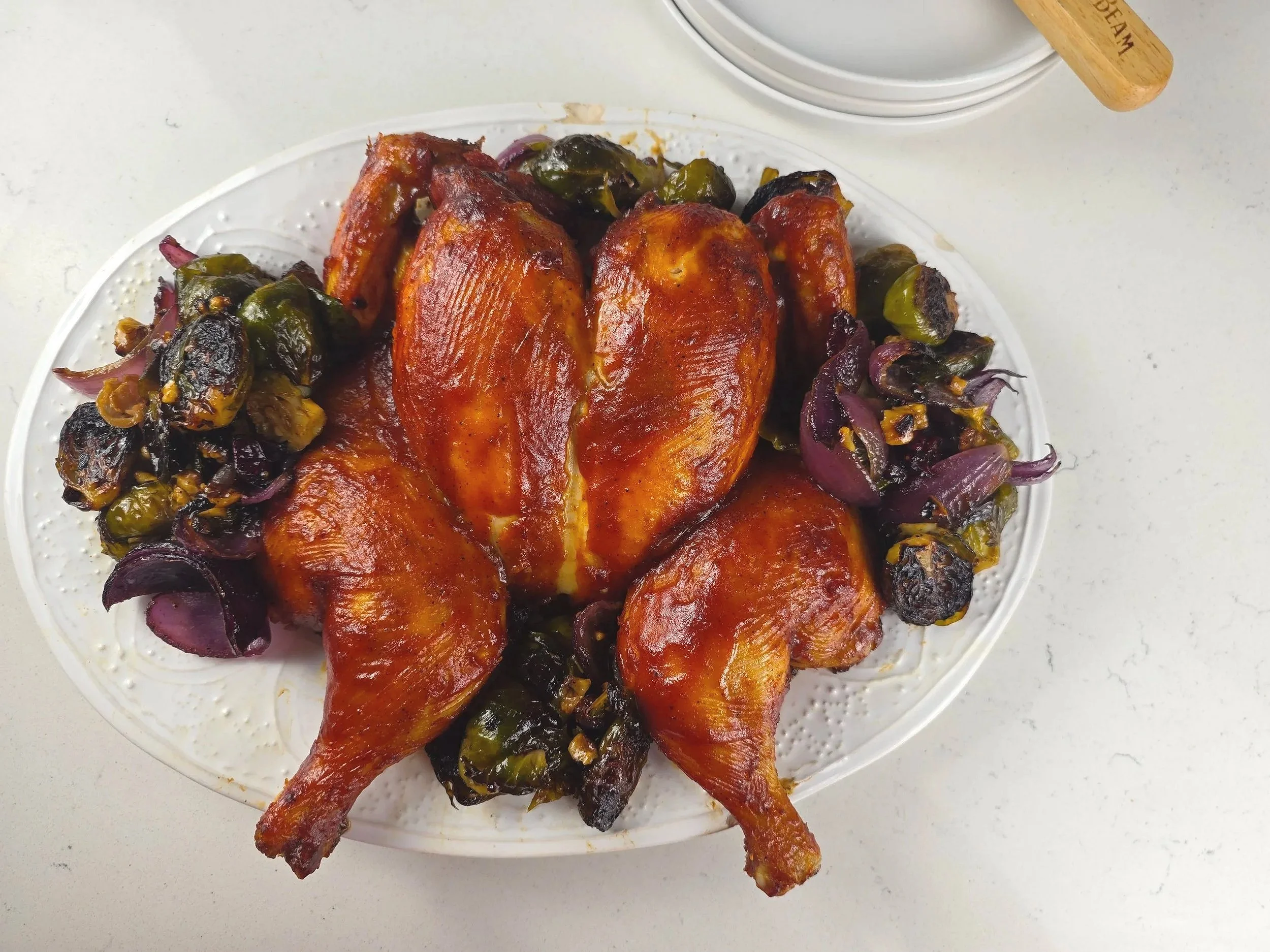 Pumpkin Butter Gochujang Chicken Roast