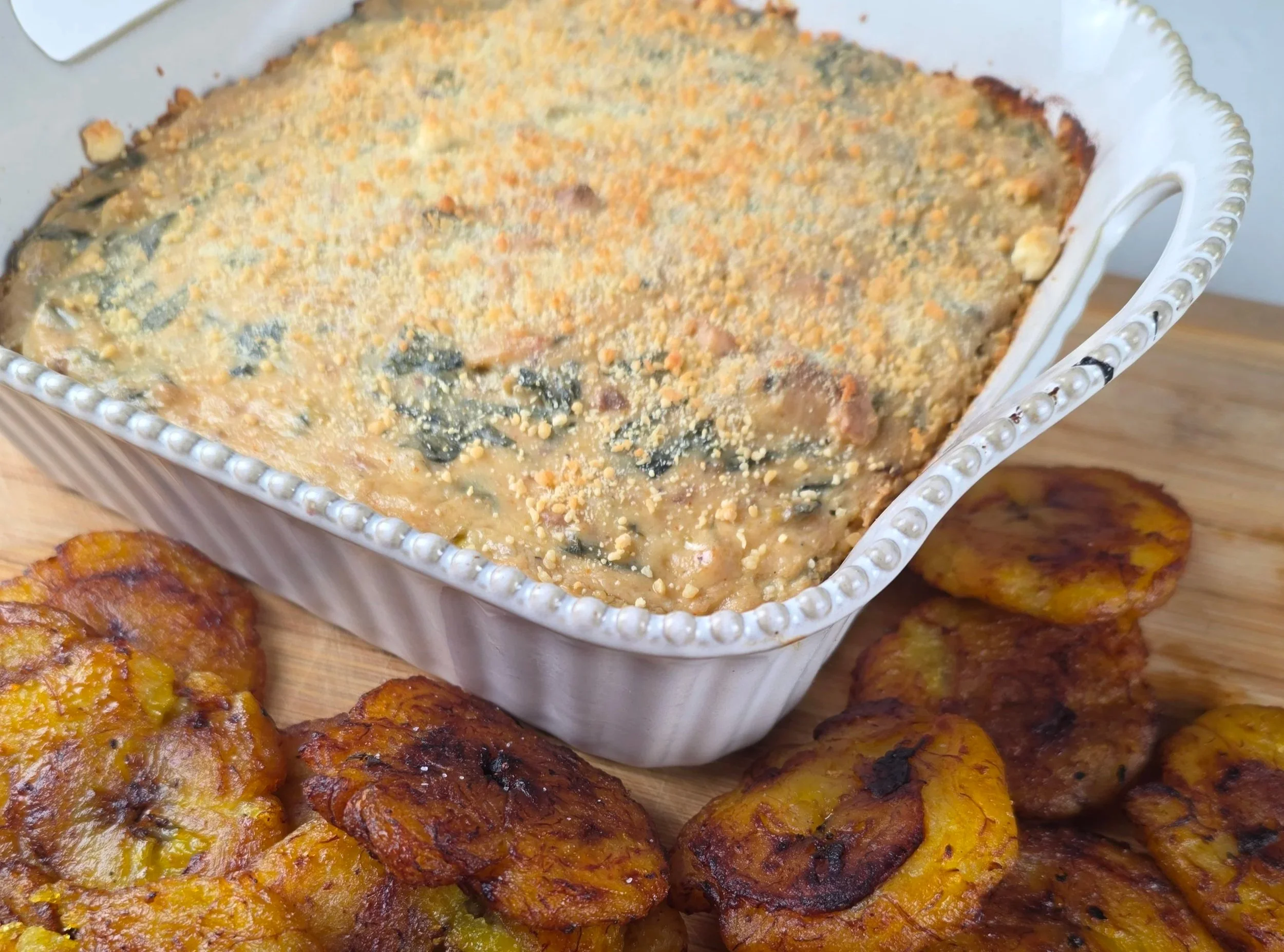 Egusi Spinach-Artichoke Dip 