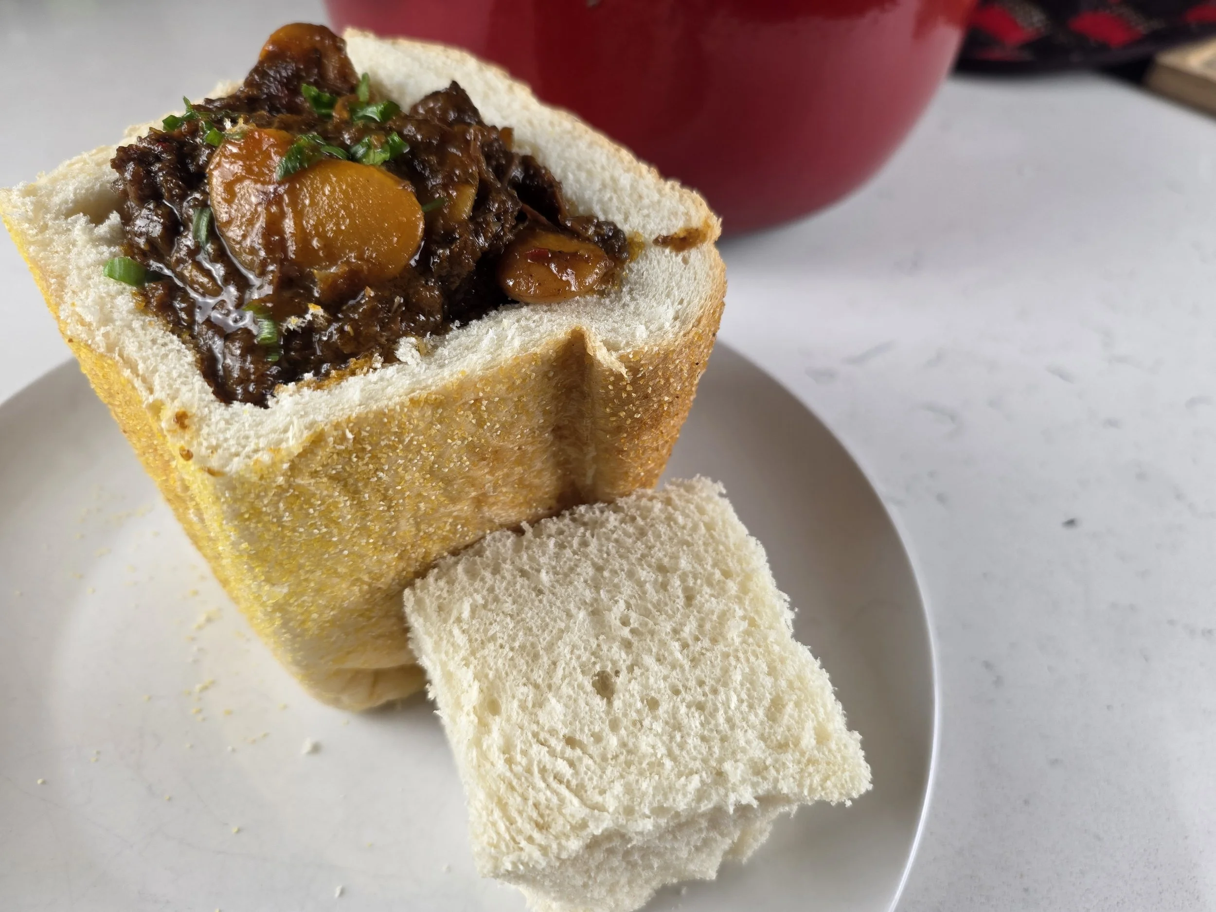 Oxtail Bunny Chow 