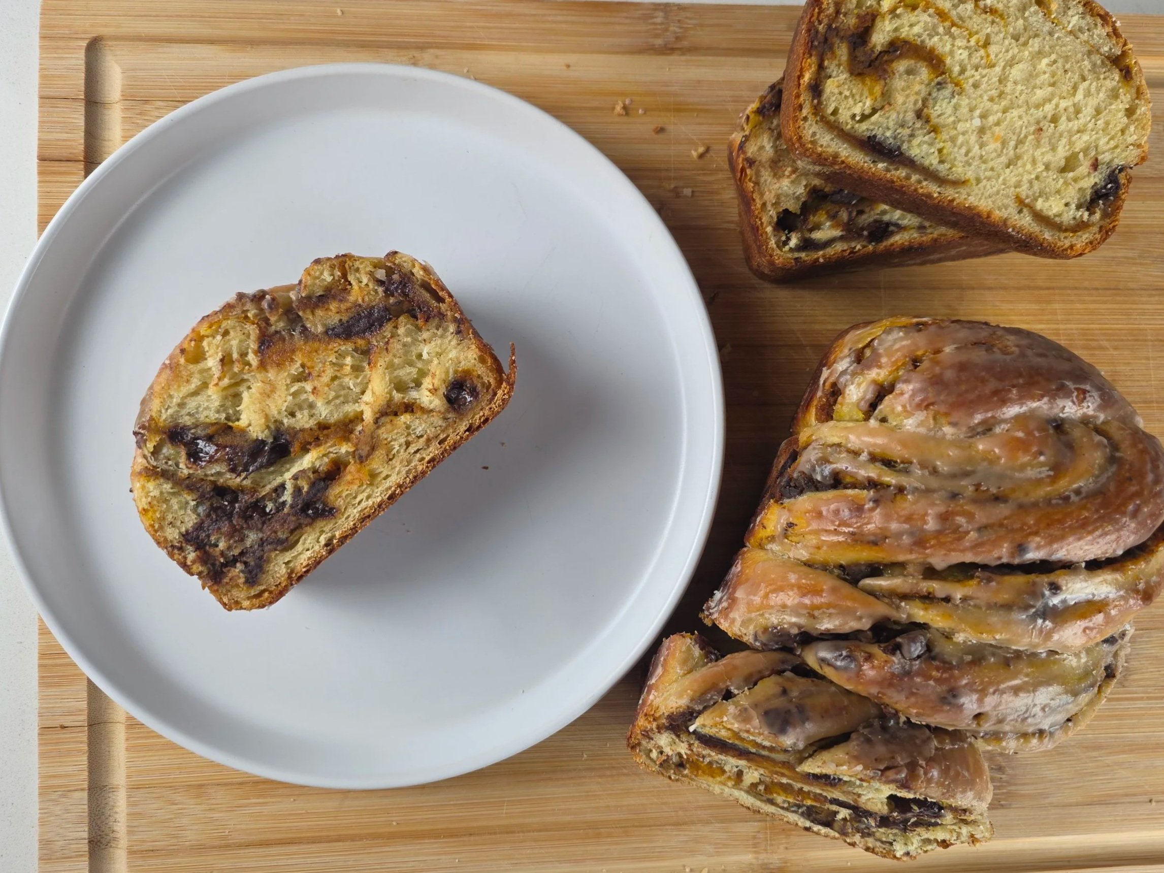 Pumpkin Butter and Chocolate Babka
