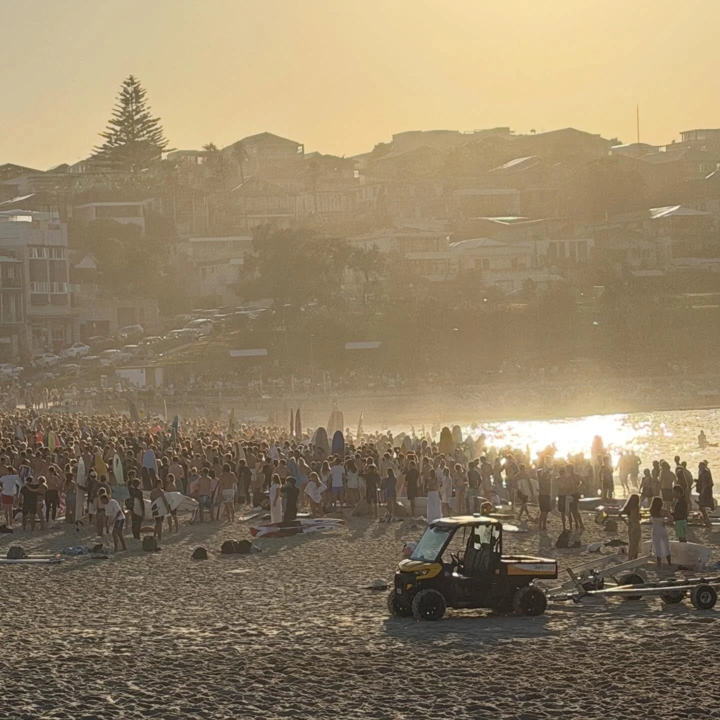 Beautiful Bondi paddle out this morning. In loving memory of the lives lost and a great reminder of how strong this community is. 💙🫶🏼 love will always beat hate
