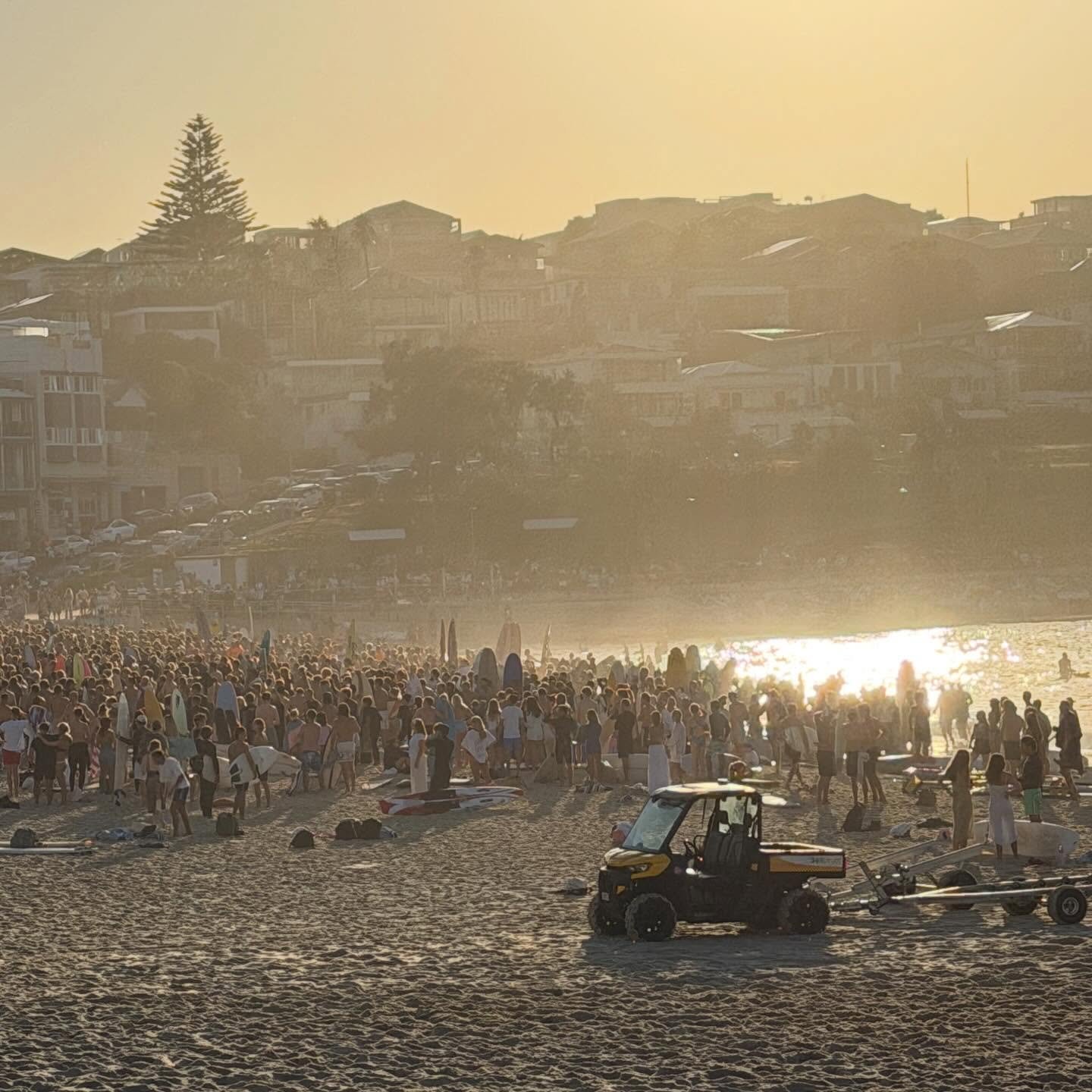 Beautiful Bondi paddle out this morning. In loving memory of the lives lost and a great reminder of how strong this community is. 💙🫶🏼 love will always beat hate