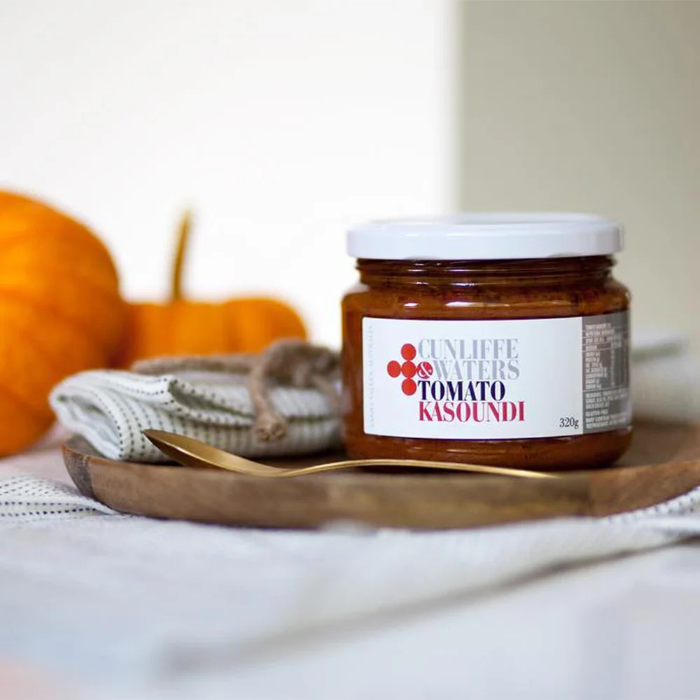 A classic tomato kasoundi from @cunliffewaters is packed full of flavour.