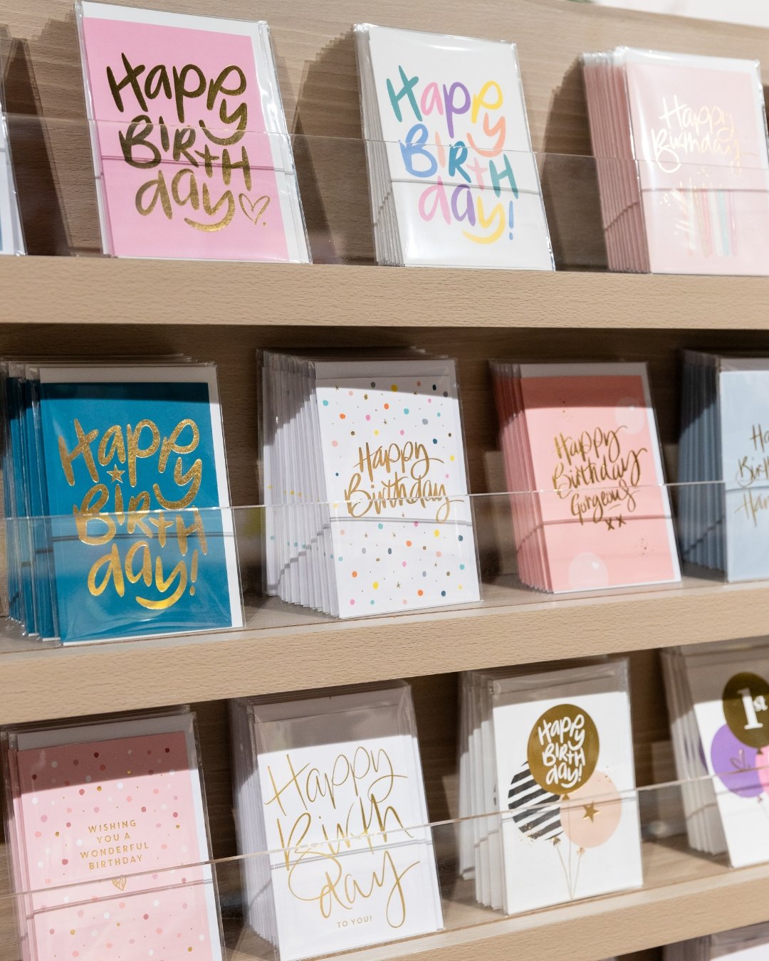 Whether its a birthday, an anniversary or an occasion to say thank you, we have a wide selection of greeting cards and gift wrap to make your gifts shine ✨🎁