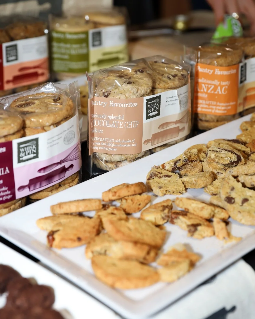 We loved having @whiskandpin join us at this year&rsquo;s Taste of Jefferies event 🍪

Their handcrafted biscuits and rocky road were a huge hit, with flavours like Fig &amp; Macadamia, ANZAC, Choc Mud, and Dark Rocky Road available for tasting.

Pro
