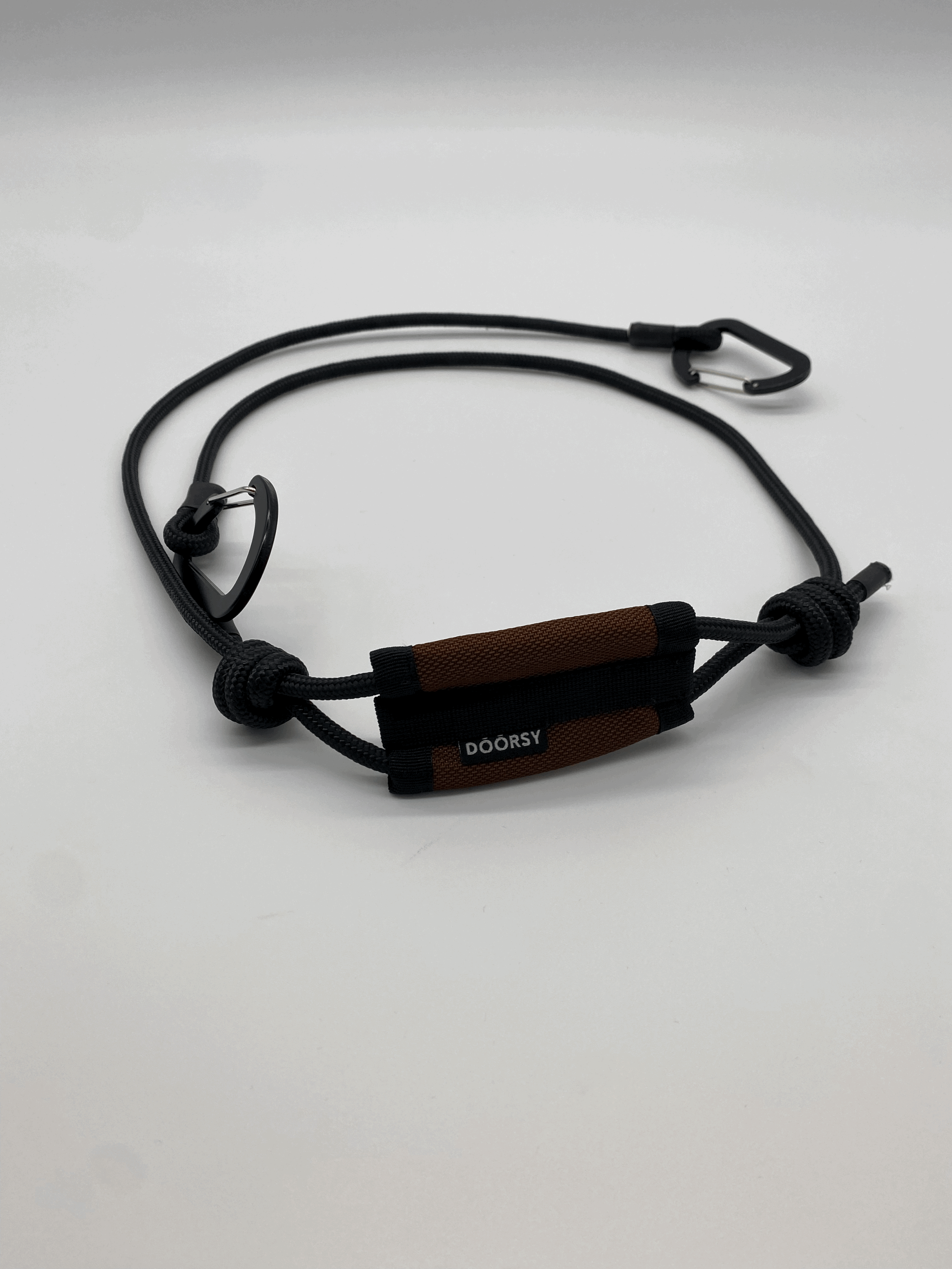 Rope Strap Slim - Black/Golden Brown
