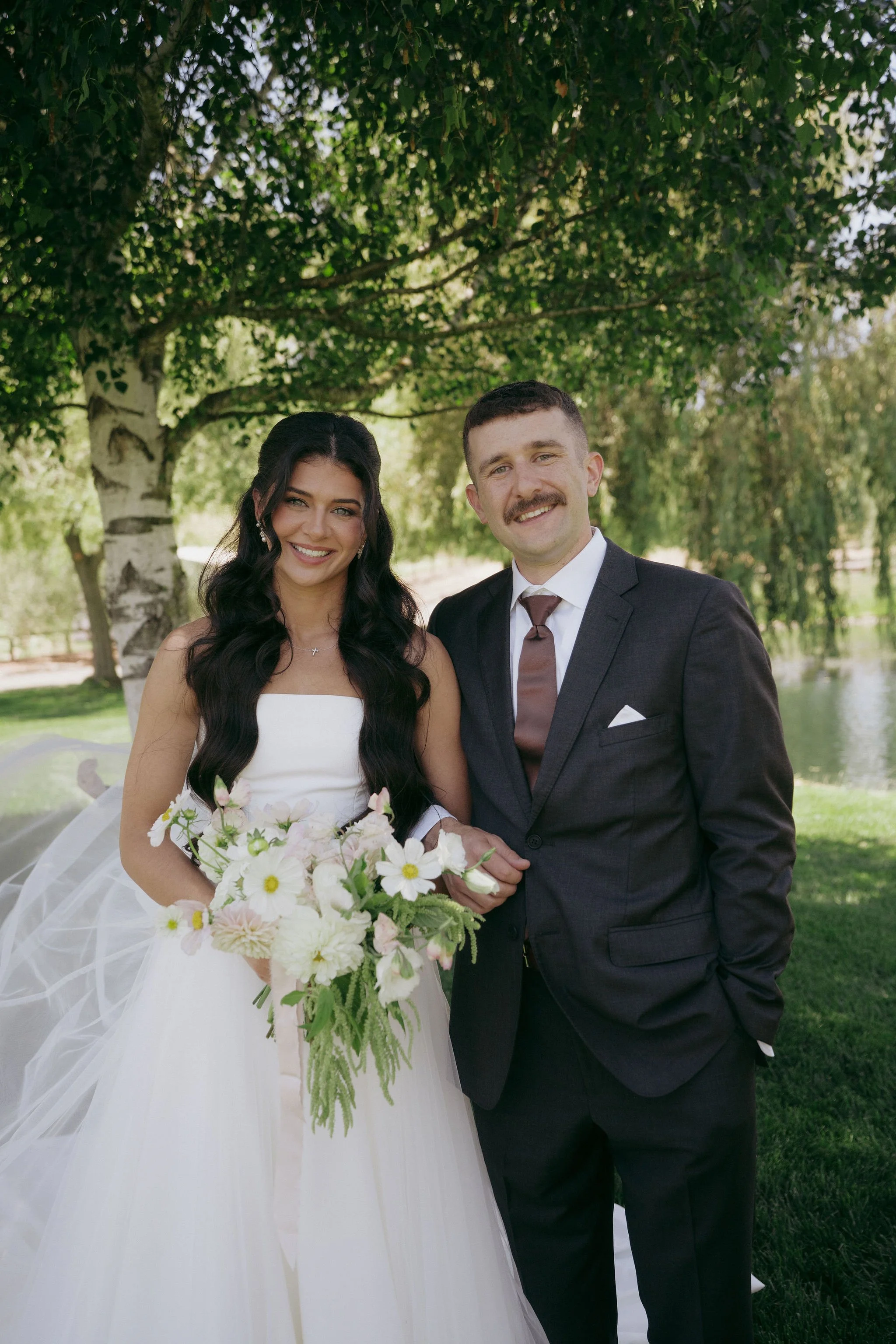   Wedding Planner: @whiskeyfeatherevents    Venue: @distinctlocations    Photographer:&nbsp;@jordanmariephotography    Content Creator: @mariapachecofilms    Band: @rhinestonerodeoband    Florist: @flowercasita    Catering + Bar: @lombardis_catering 