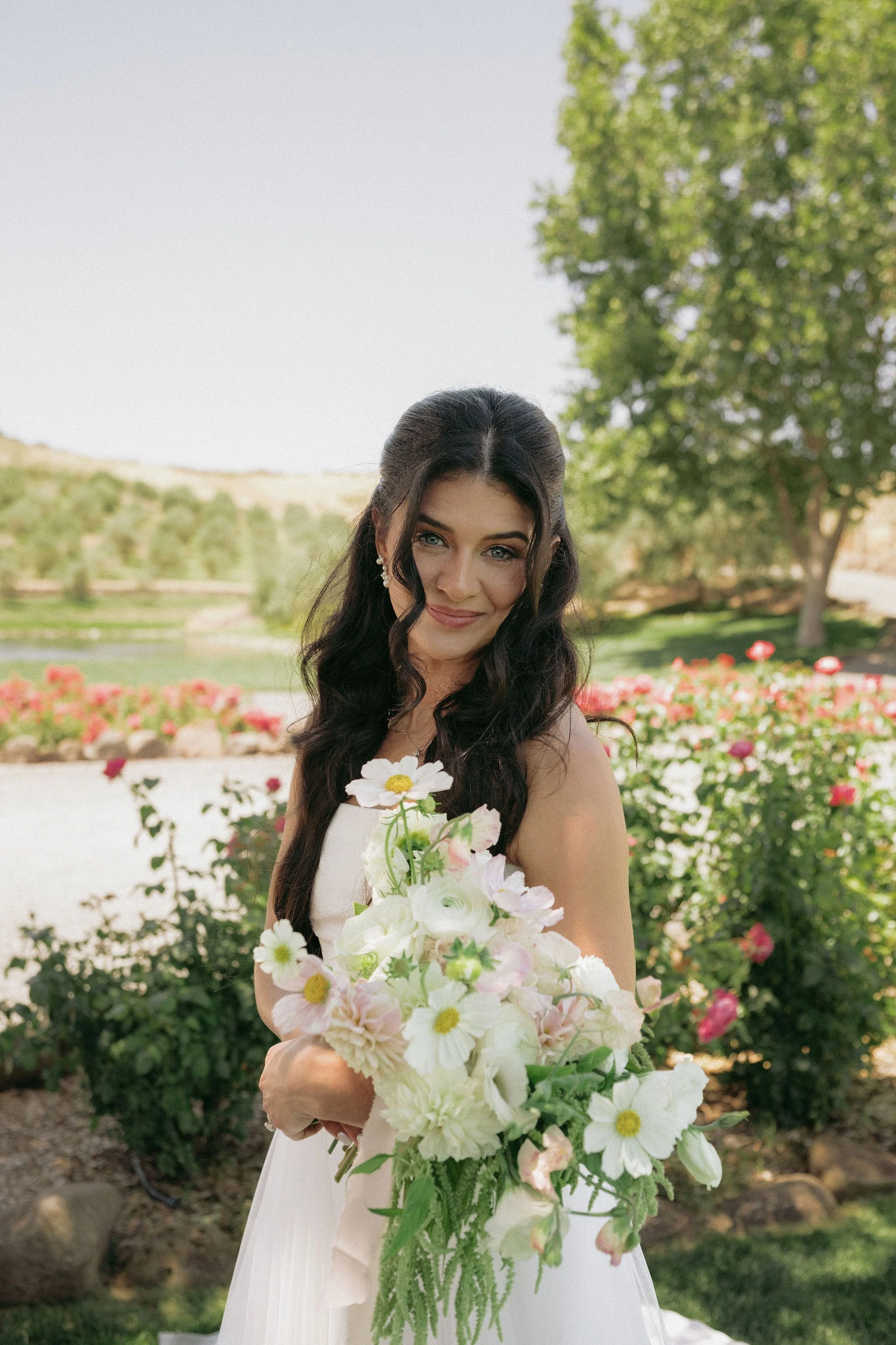   Wedding Planner: @whiskeyfeatherevents    Venue: @distinctlocations    Photographer:&nbsp;@jordanmariephotography    Content Creator: @mariapachecofilms    Band: @rhinestonerodeoband    Florist: @flowercasita    Catering + Bar: @lombardis_catering 