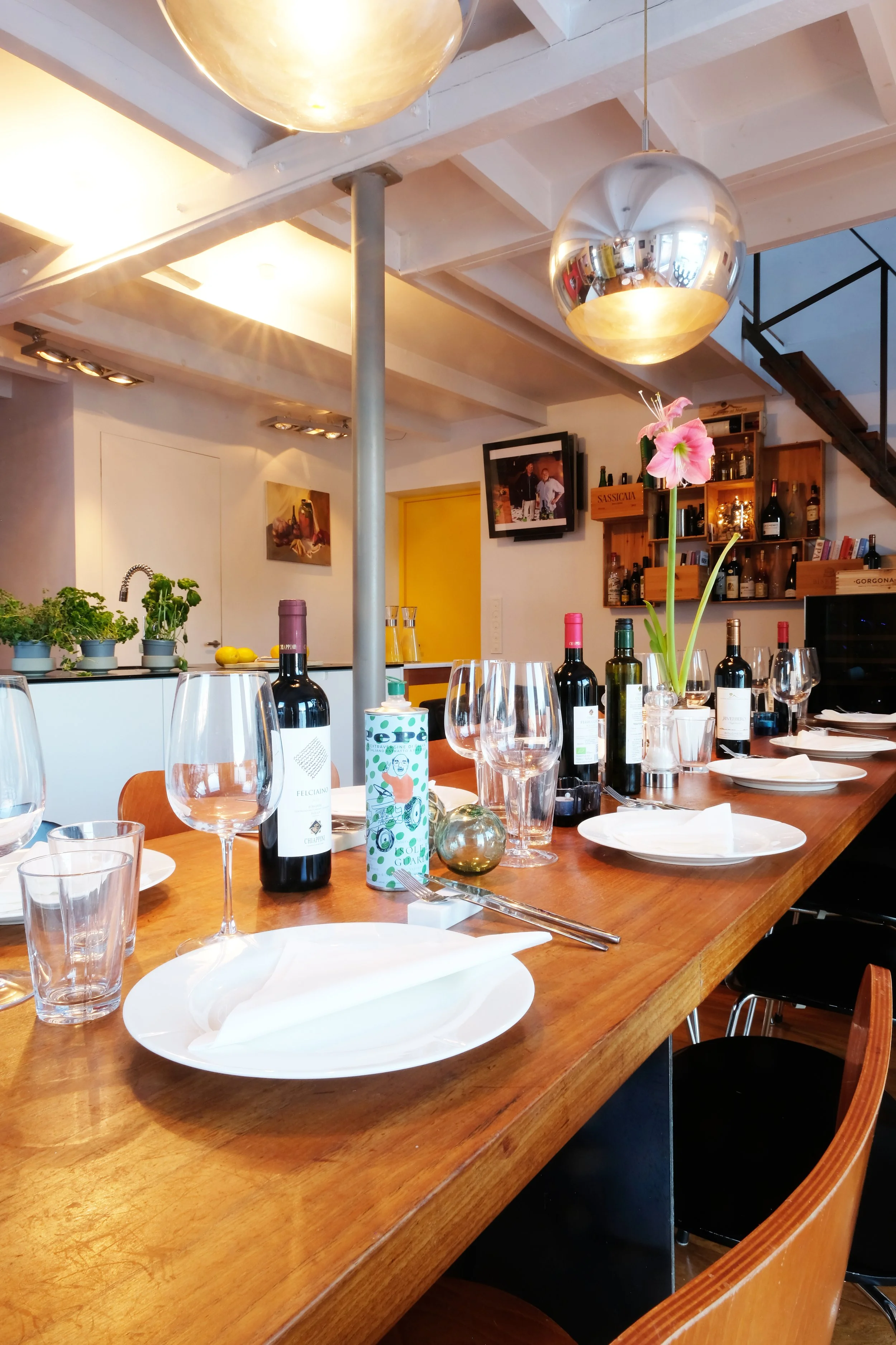 "Good friends, good food, good times." 