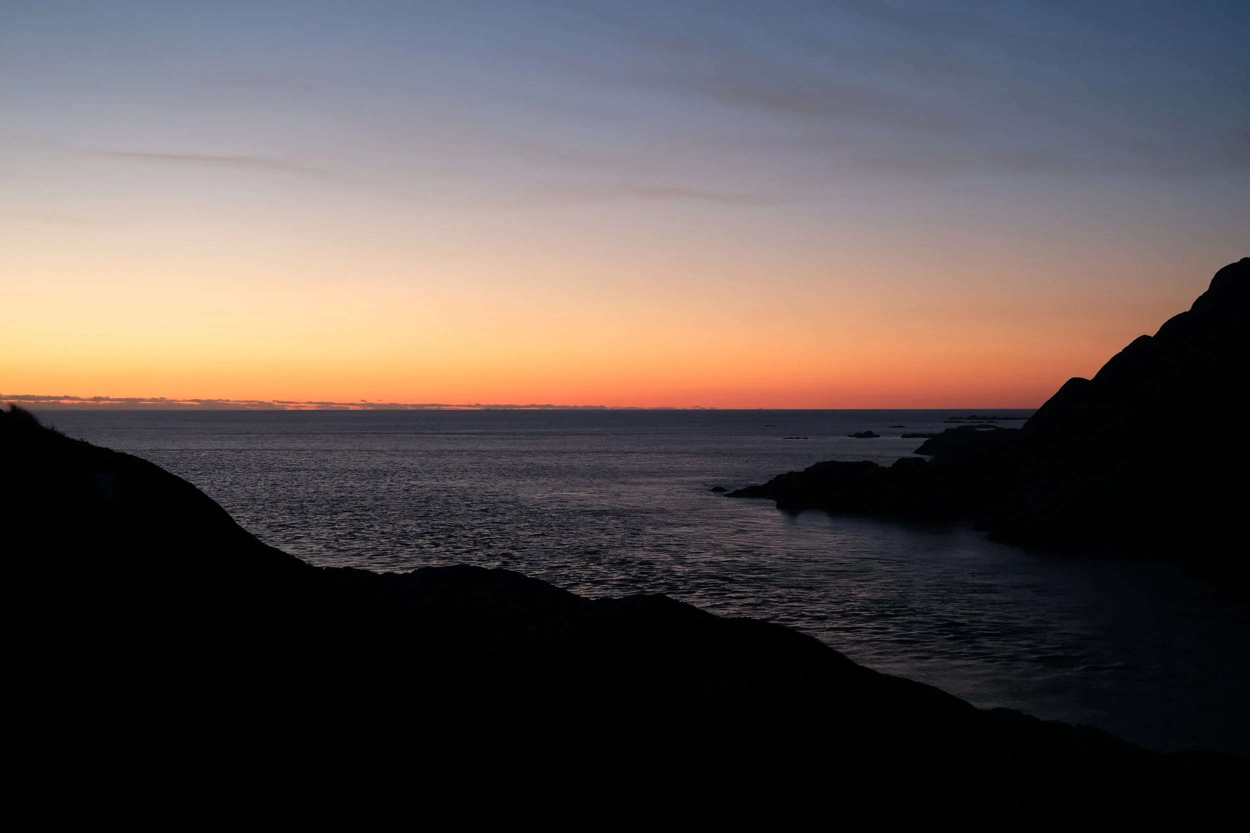 Seascape of Åna-Sira, very spectacular experience.