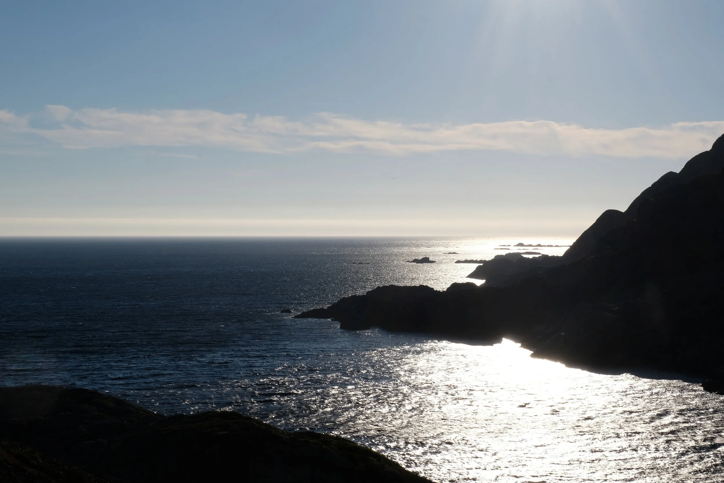 The view from the lighthouse of Åna-Sira.