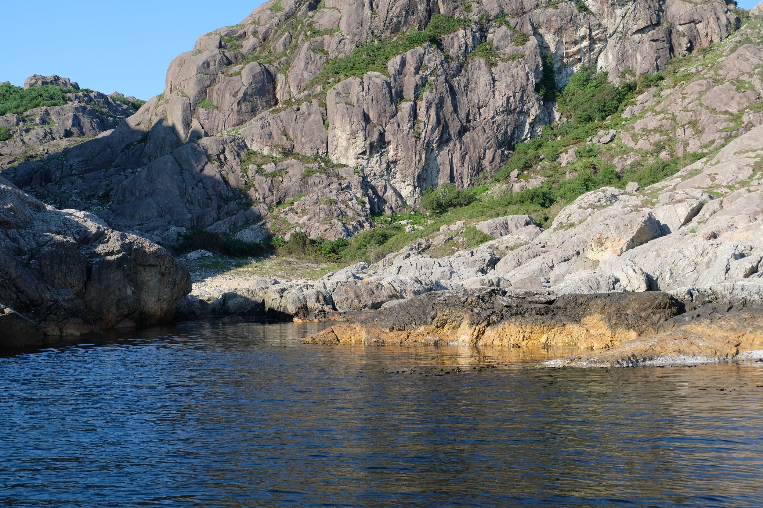 Skina - You can walk from Logbua to this beautiful place close to Berrefjord, Åna-Sira.