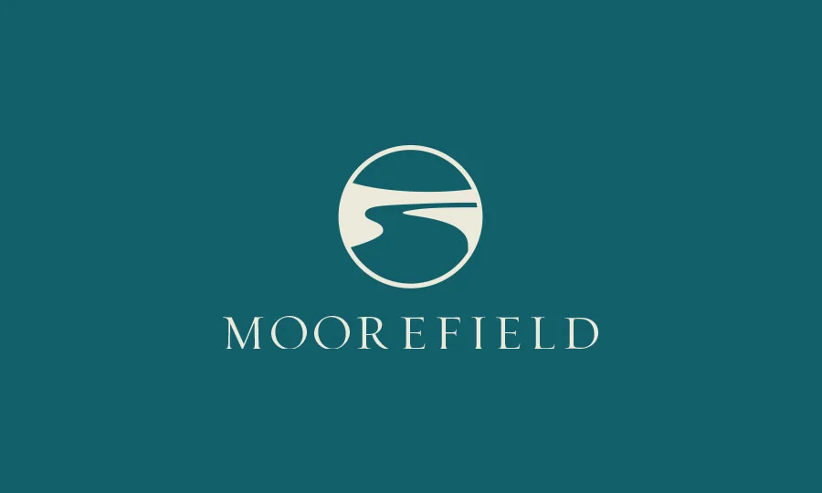 Moorefield new homes logo design