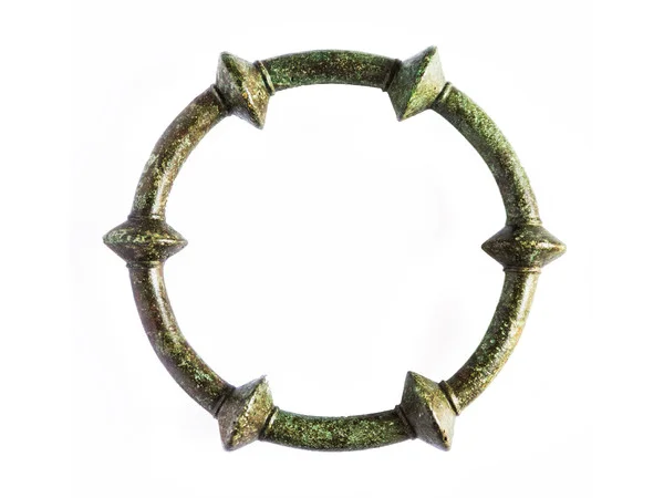 Bronze ring ('anellone') with six nodules, sixth century BCE.