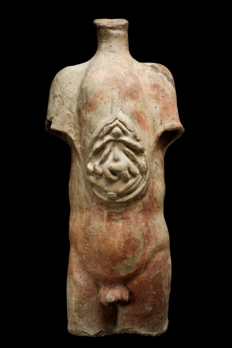 Example of a 'dissected torso' votive offering