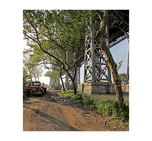 Willamsburg Bridge and Truck - NYC