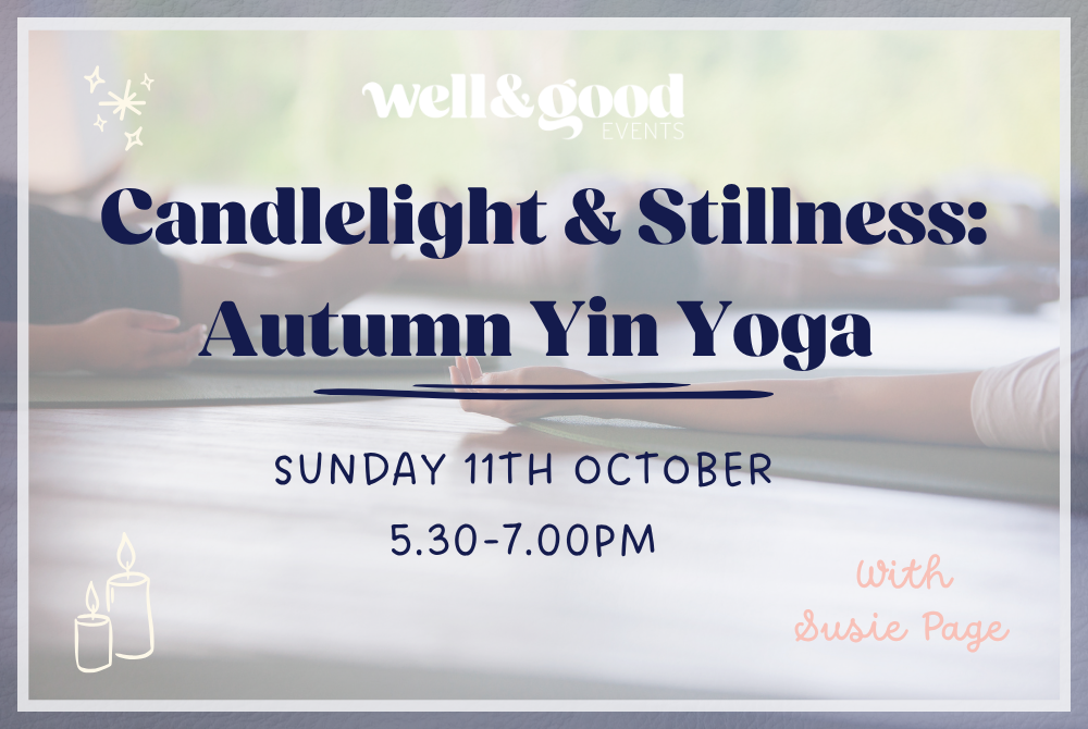 Candlelight &amp; Stillness: Autumn Yin Yoga 