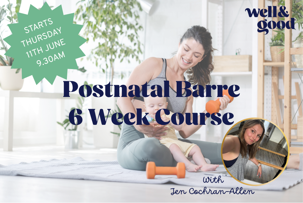 Postnatal Barre (6 week course)