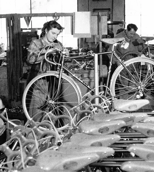 Workers at the “favorit” factory in the mid 1960s