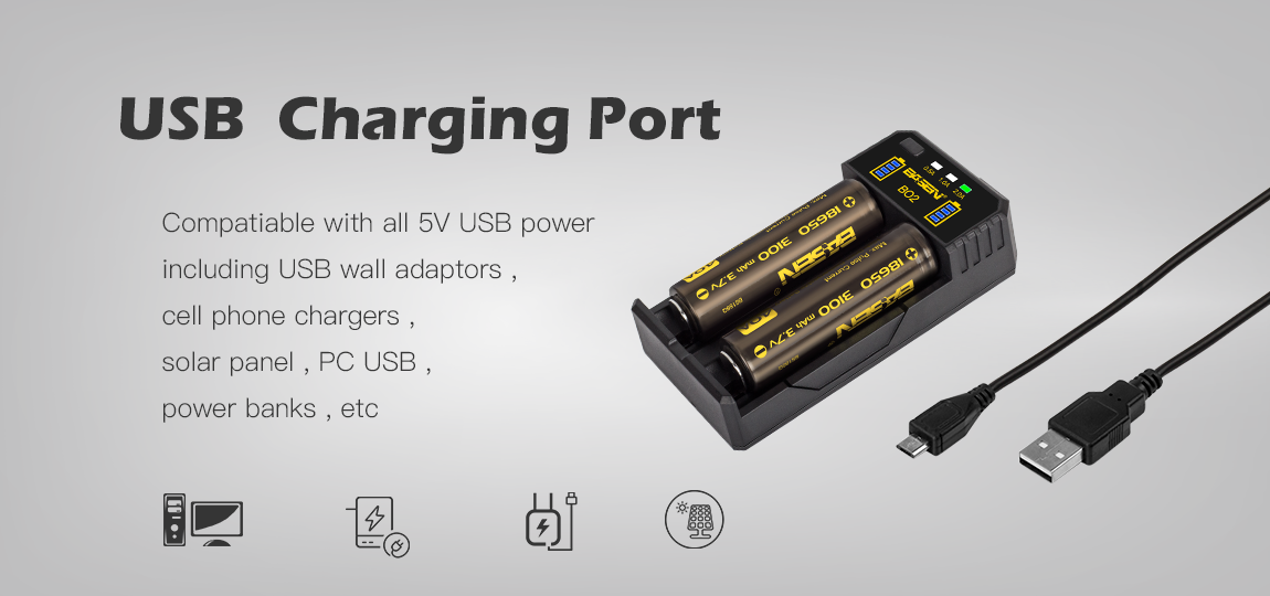 Recharge sur n’importe quel port USB