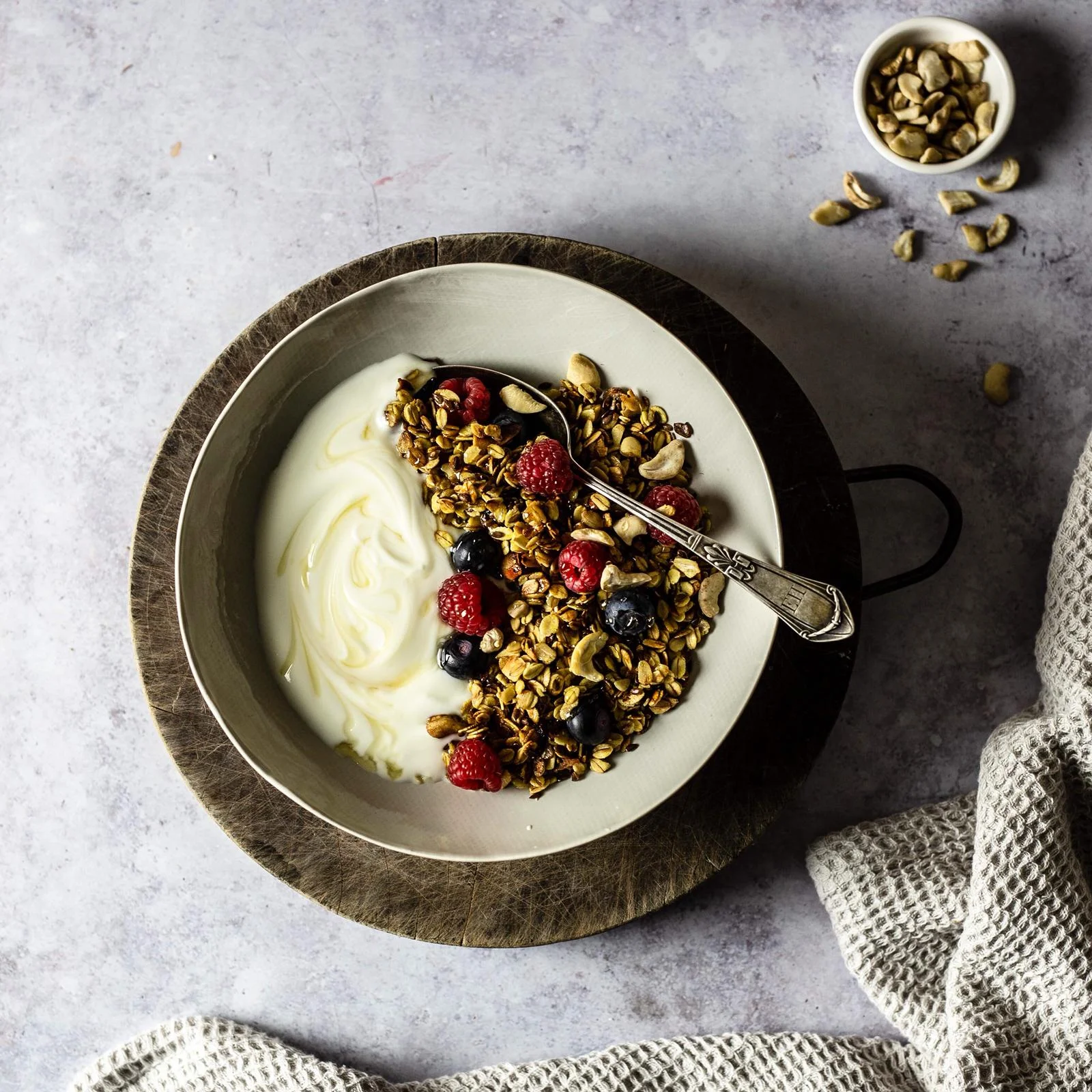 Haferkekse Frühstück Rosinen Foodstyling