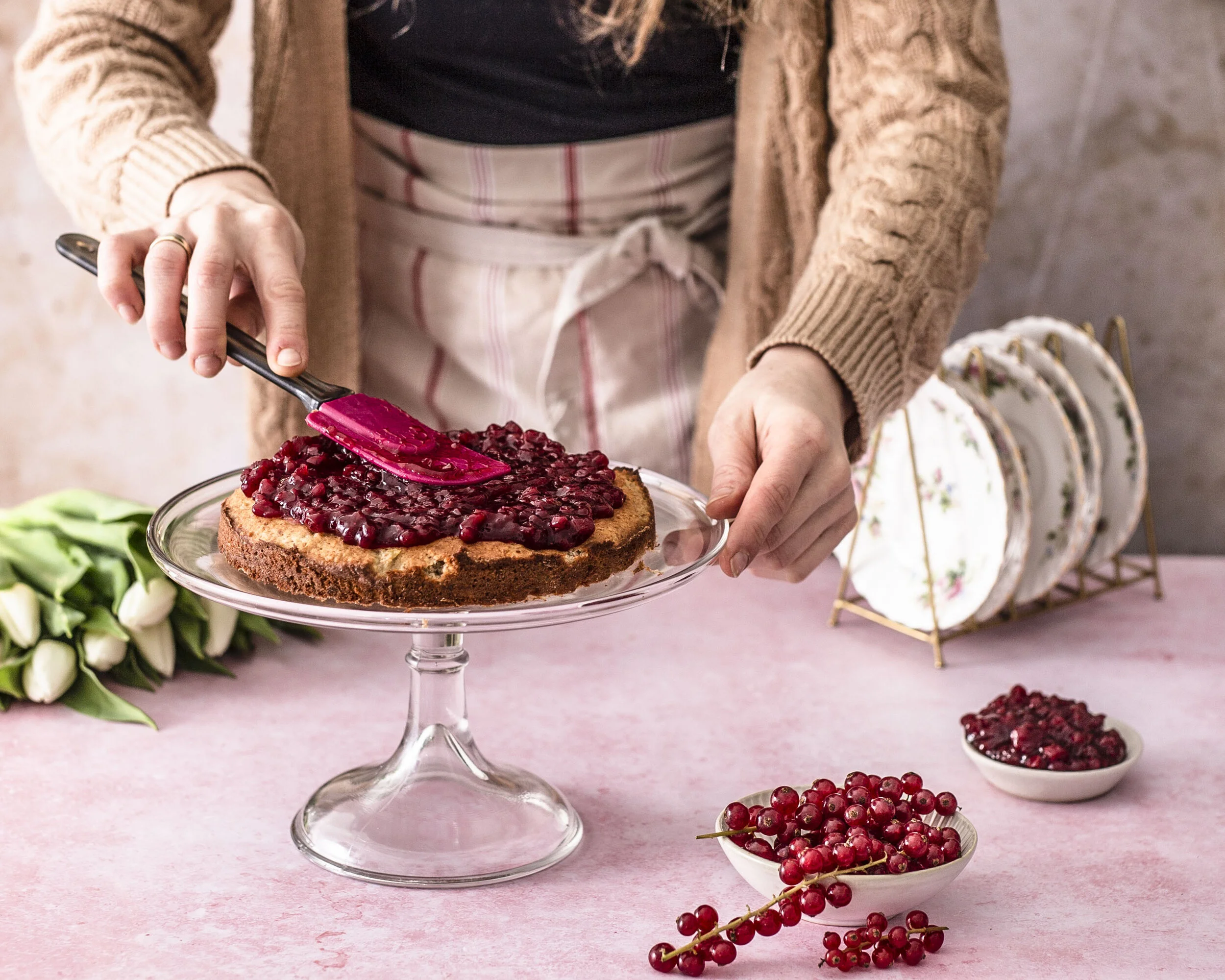 Südtiroler Buchweizentorte mit Preiselbeeren - Klara &amp; Ida