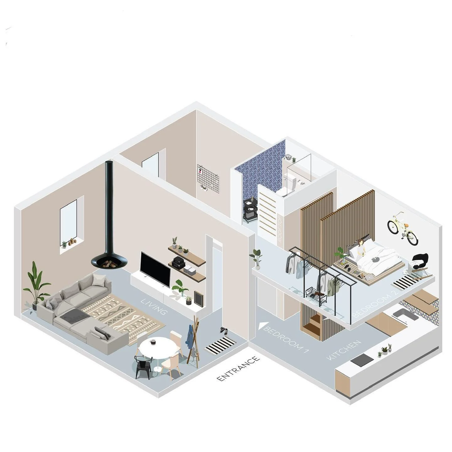 Beit Maria || Axo

@axo_madness @toffuco 
#axonometric #axomadness #showitbetter #axooftheday #architecture #illustration