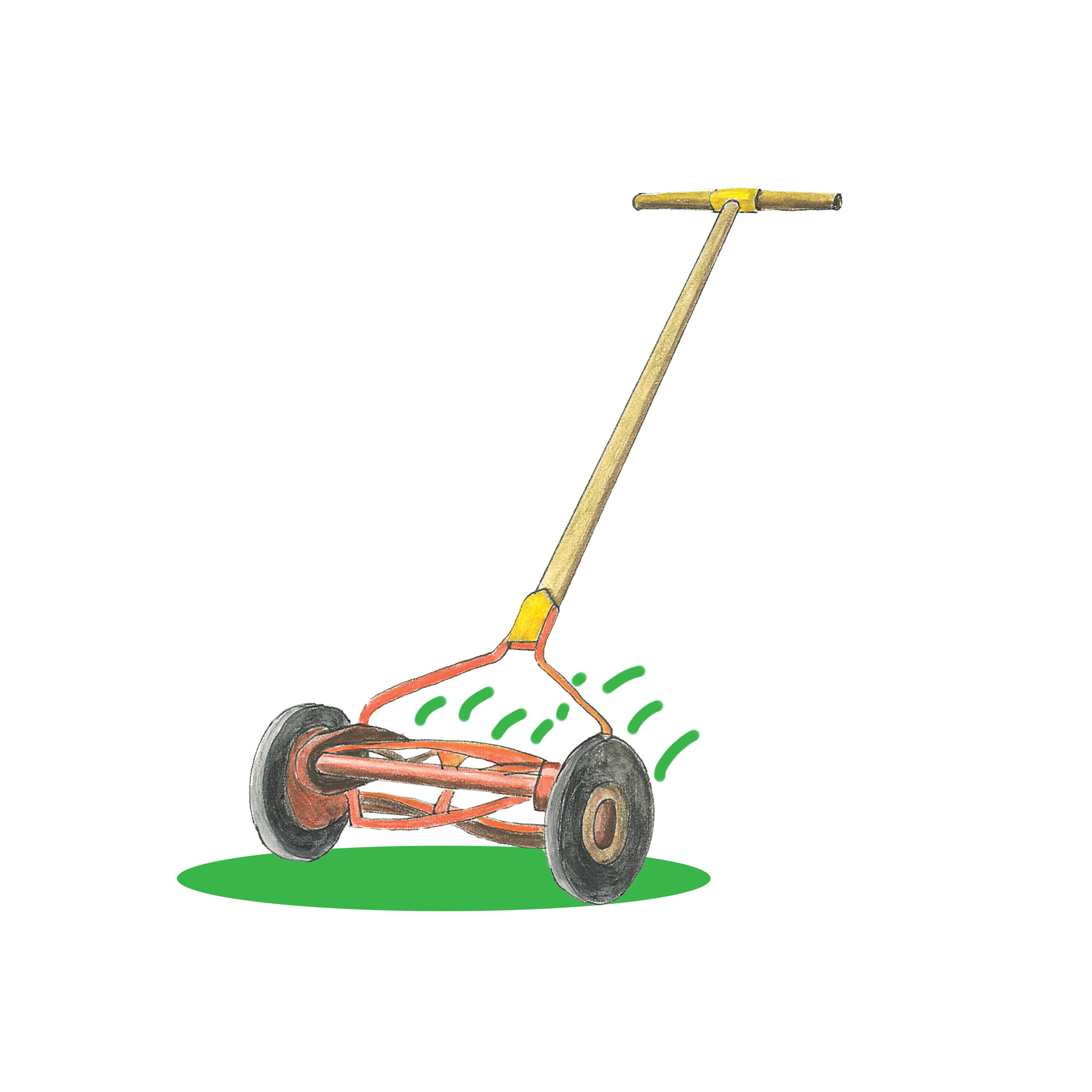 Edwin Beard Budding lawn mower.png