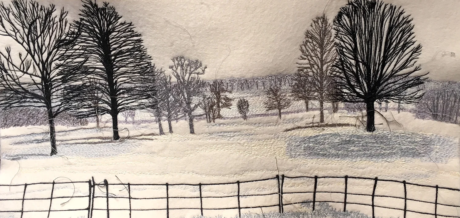 More tree layers and the fence