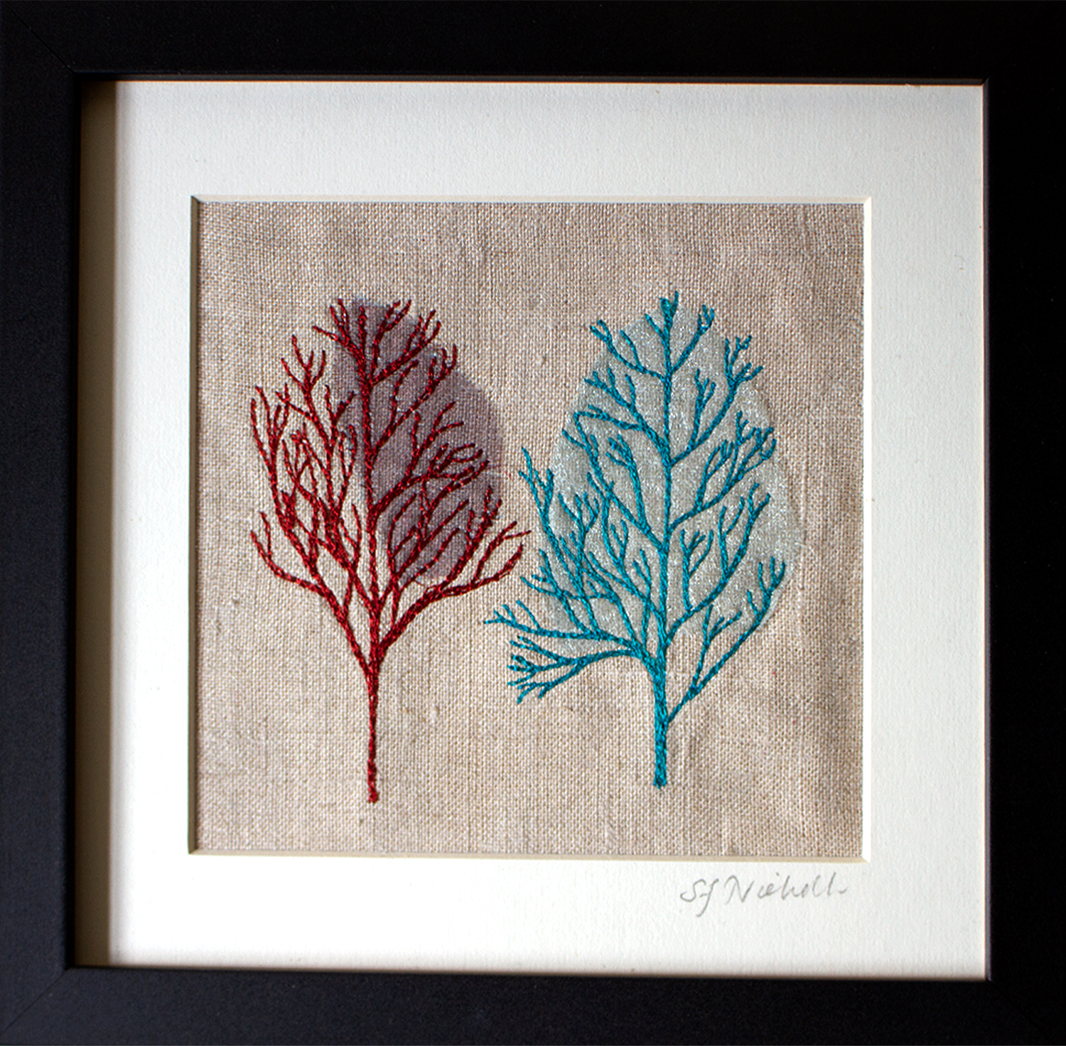 Branches on Linen framed.jpg