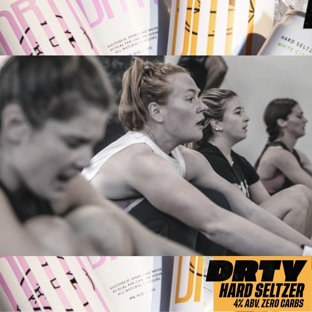 Introducing DRTY DECEMBER. 

We are delighted to announce @drtydrinks will be sponsoring every Friday Workout of the month. 

Join us in the studio for a Friday evening sweat sesh, before tucking into an ice cold seltzer. 

These delicious, fruity an