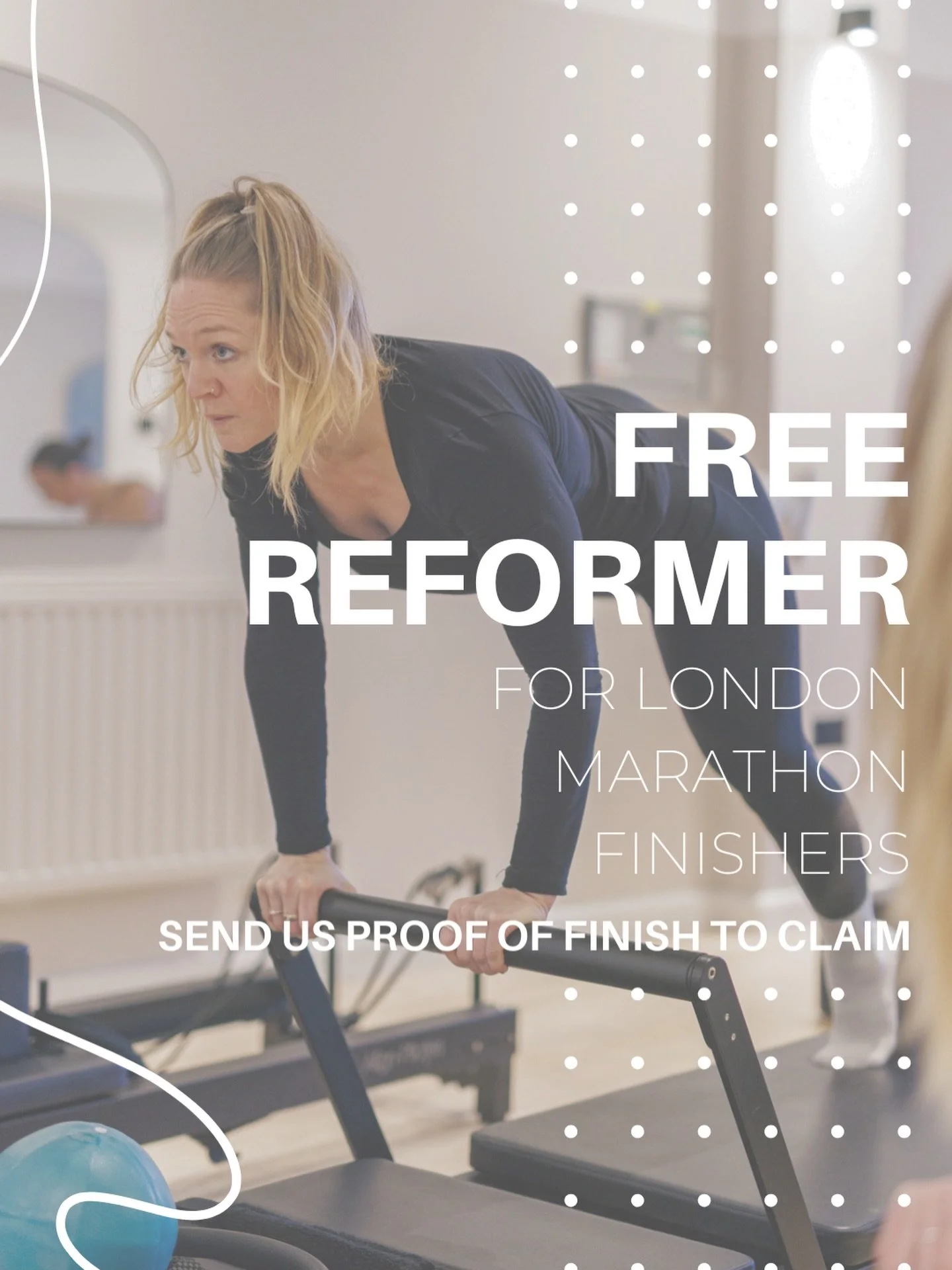 Taking part in @londonmarathon this weekend? Send us proof of completion to claim a free reformer class in any of our three studios - good luck, have fun, and enjoy the ride!

**t&rsquo;s &amp; c&rsquo;s apply - credits have a 14 day expiration once 