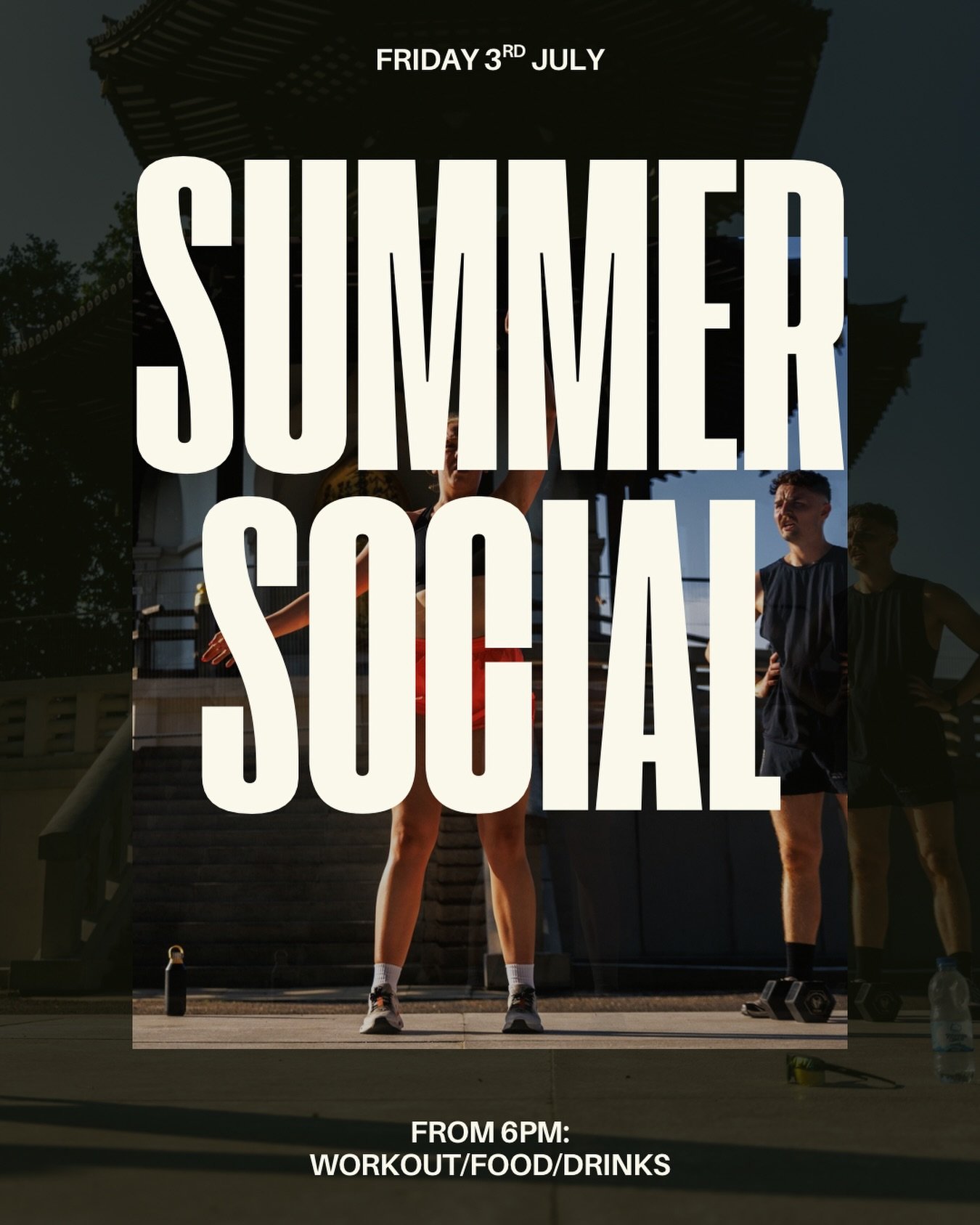 The biggest event of the year is launched and loaded! 

Join us for this years Summer Social: a big, BIG team workout from 6pm starting at BMF under the arches, followed by food and drinks 

We&rsquo;ve used this last 12 week strength cycle to prepar