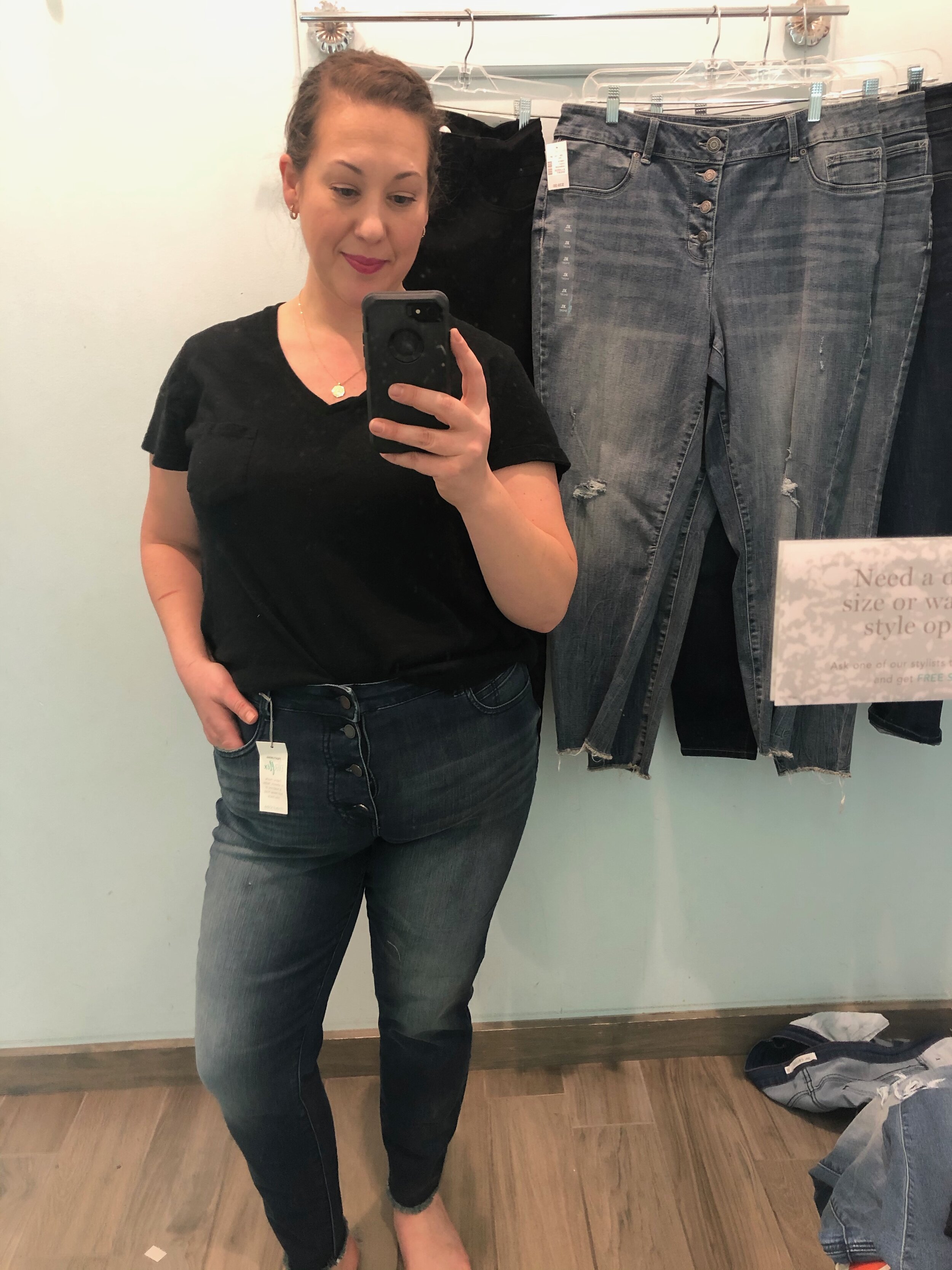 H&M PLUS SIZE JEANS HAUL  Apple shaped body fashion 