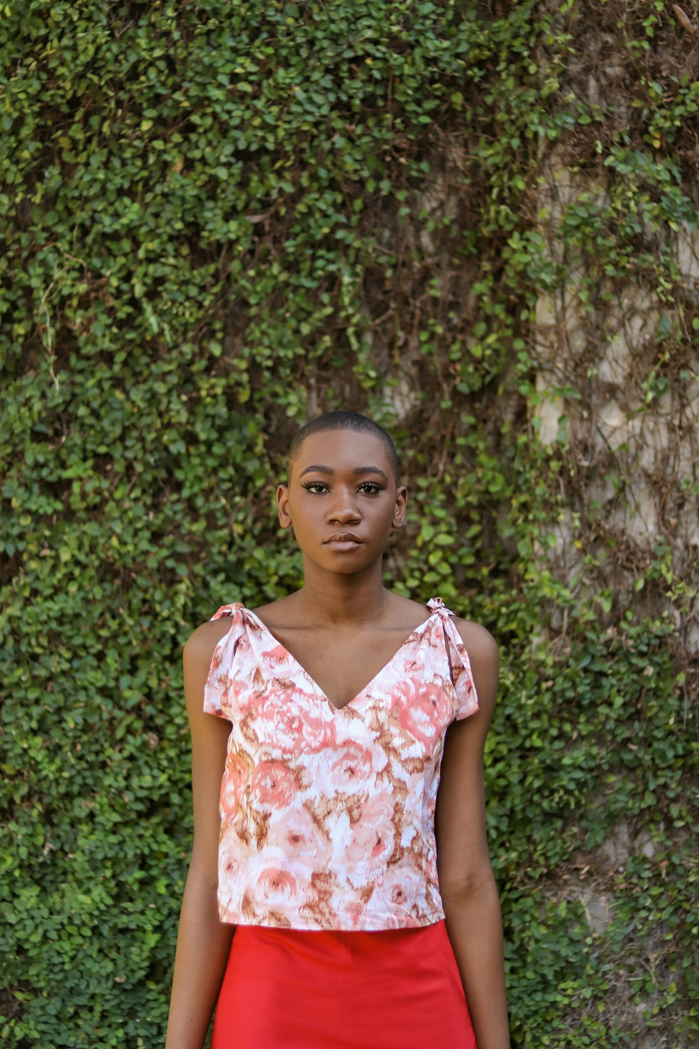 Georgina Tank - Rose Print